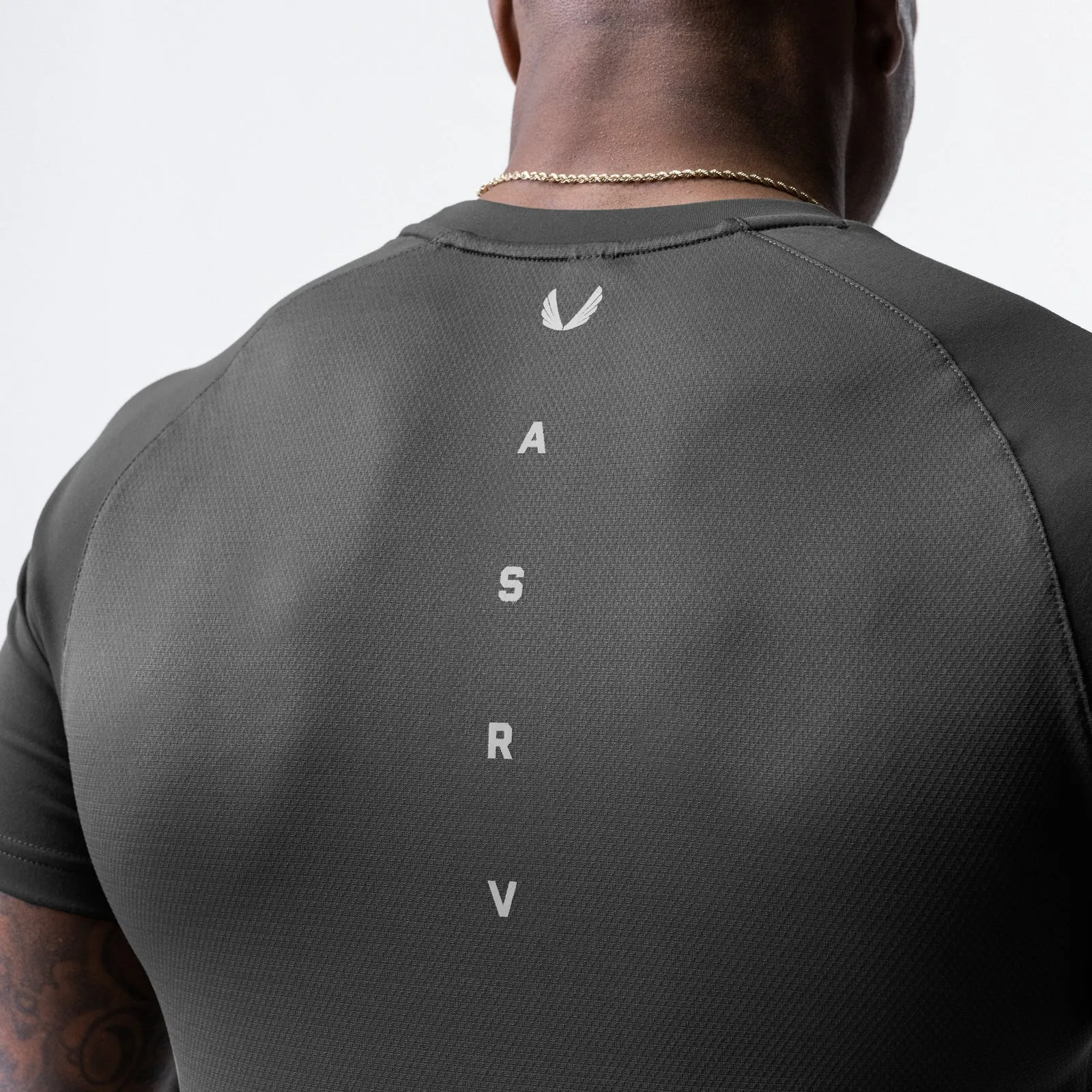 0716. Core Mesh Established Tee - Space Grey