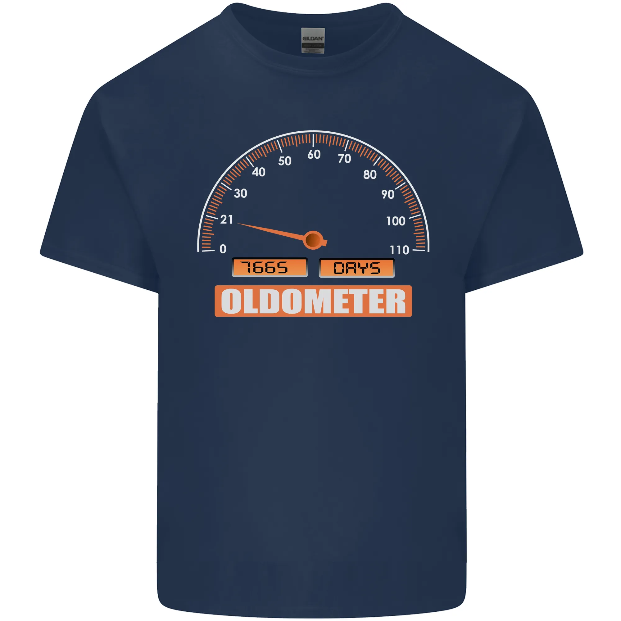 21st Birthday 21 Year Old Ageometer Funny Mens Light Cotton T-Shirt