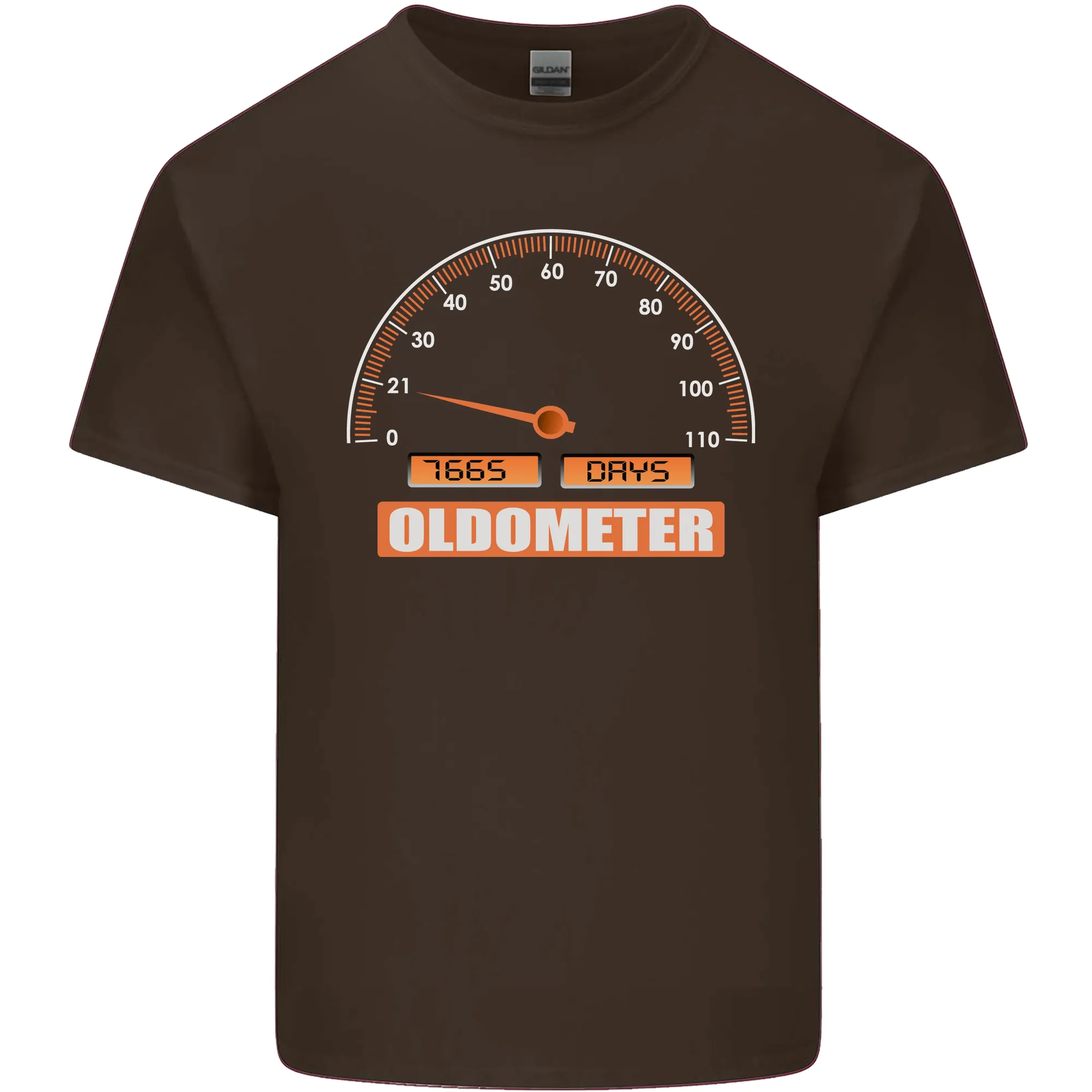 21st Birthday 21 Year Old Ageometer Funny Mens Light Cotton T-Shirt