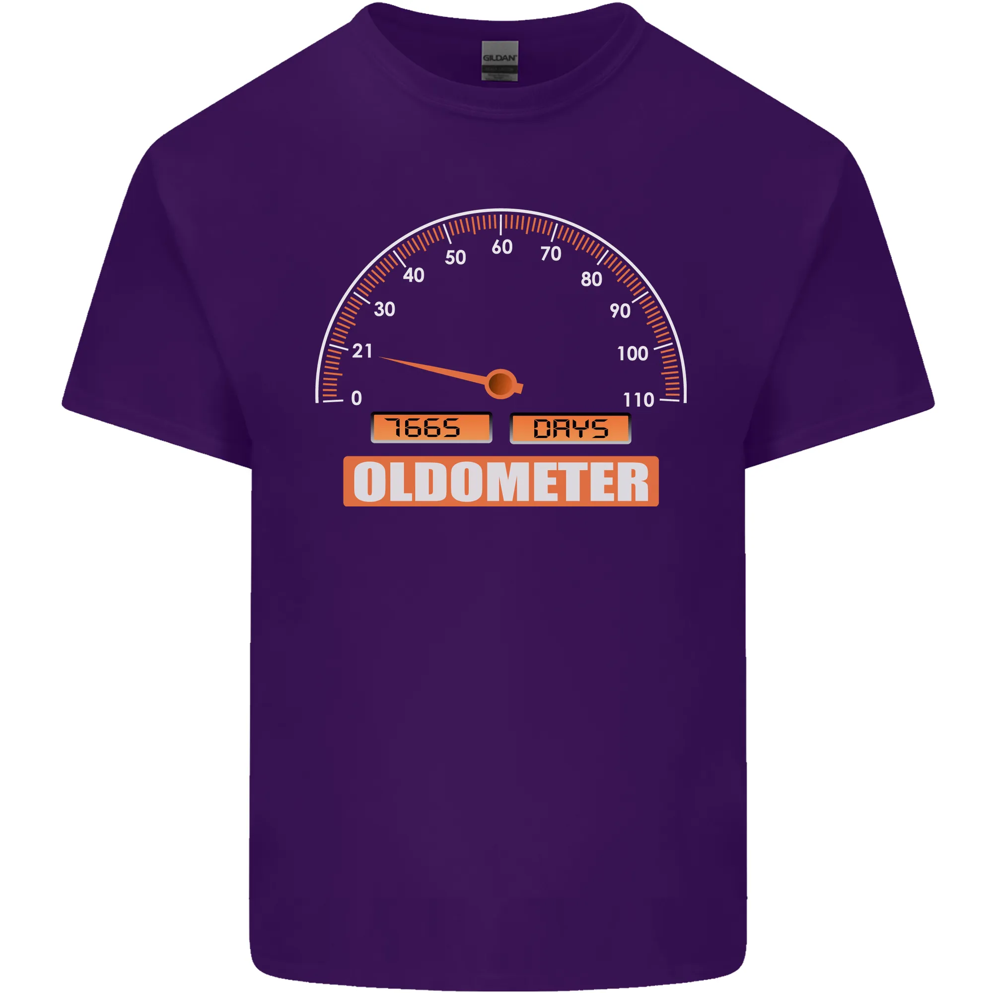21st Birthday 21 Year Old Ageometer Funny Mens Light Cotton T-Shirt