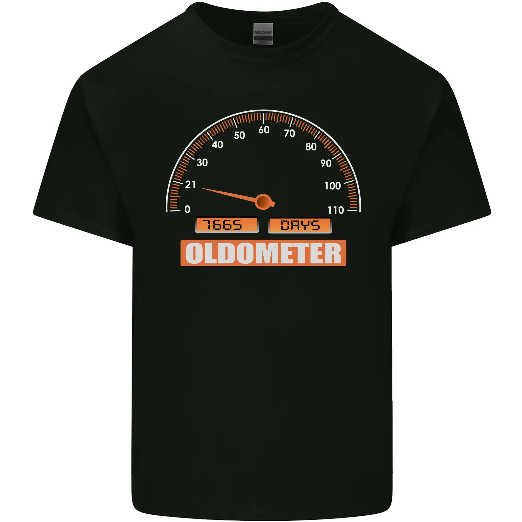 21st Birthday 21 Year Old Ageometer Funny Mens Light Cotton T-Shirt