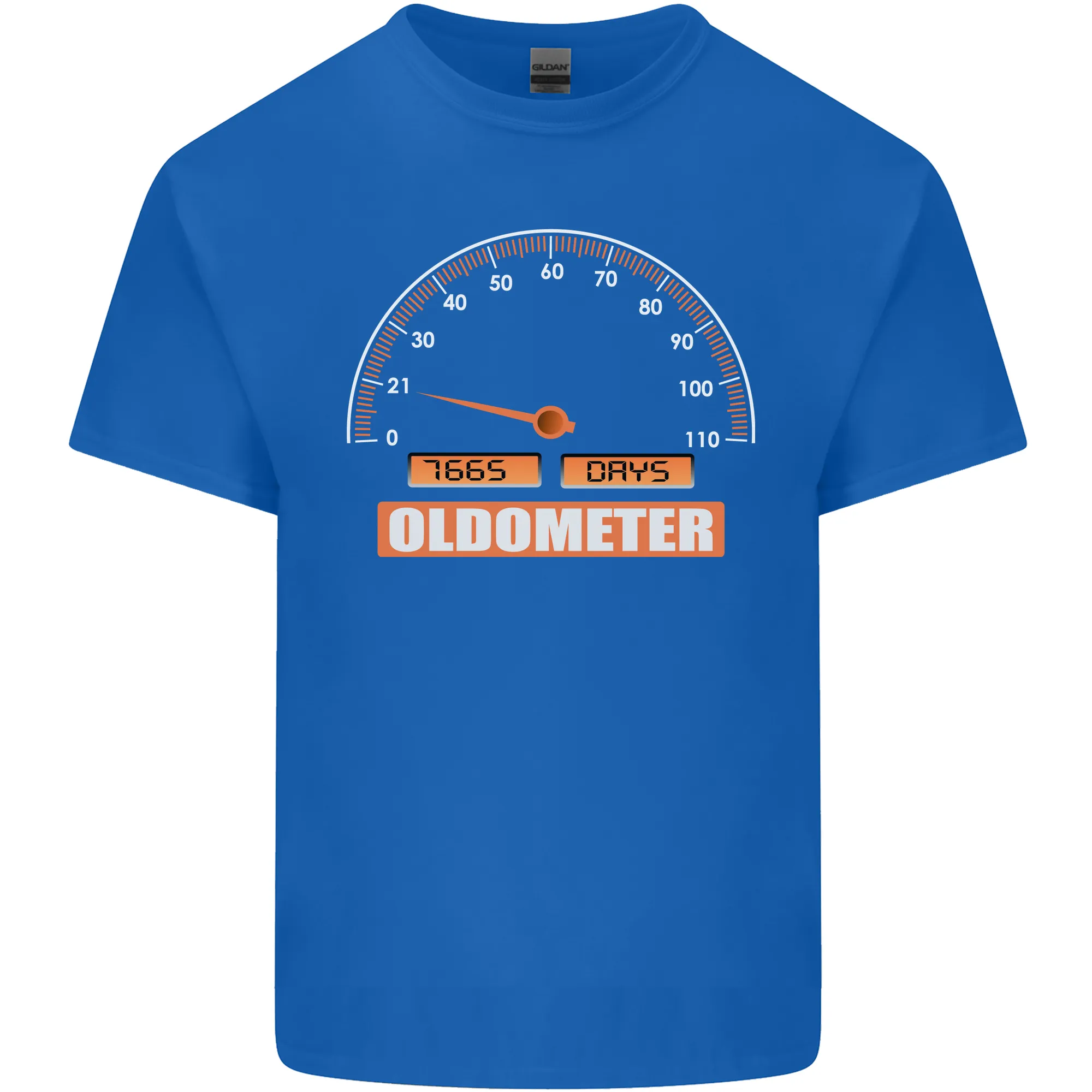 21st Birthday 21 Year Old Ageometer Funny Mens Light Cotton T-Shirt