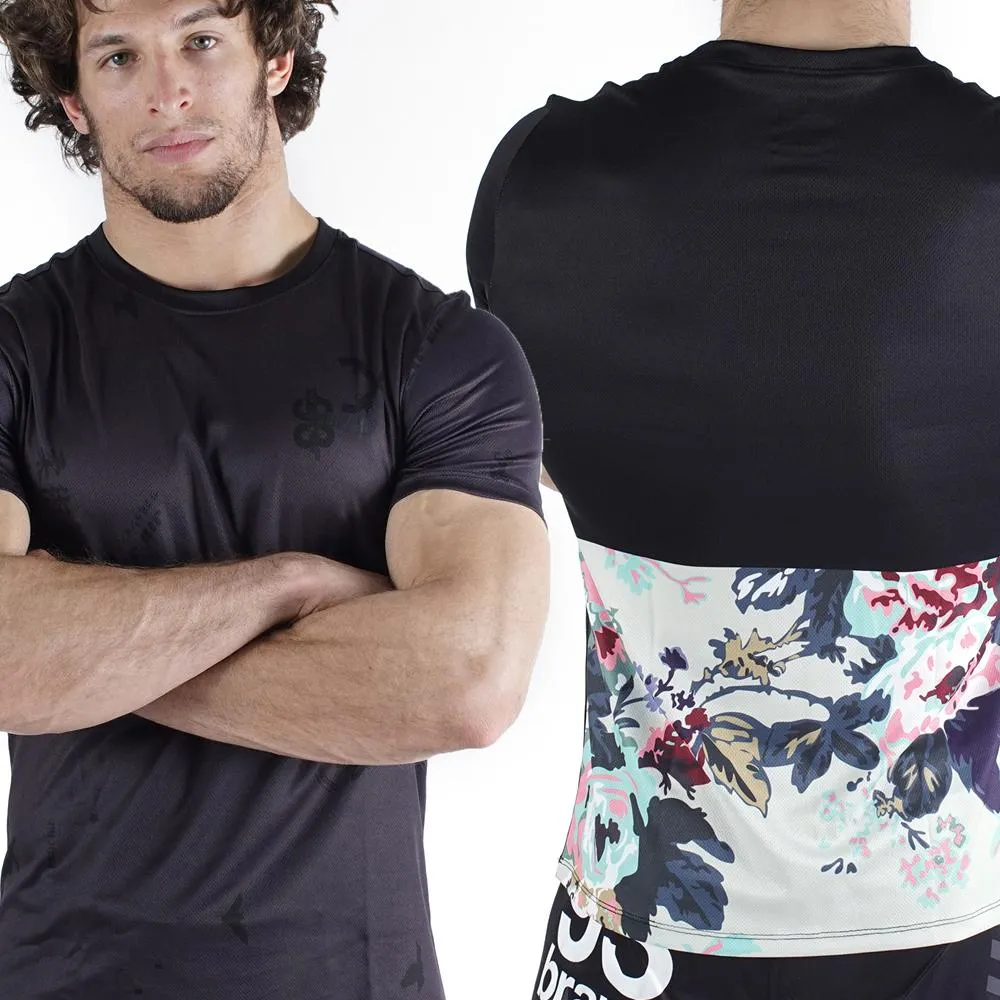93brand Neo Floral x Splatter Men's Dry Fit T-Shirt 2-Pack