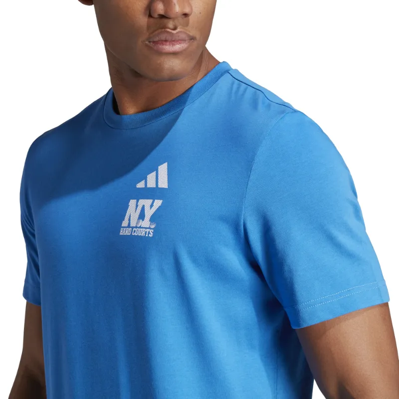 Adidas Aeroready NY Men Tennis T-Shirt - Bright Royal