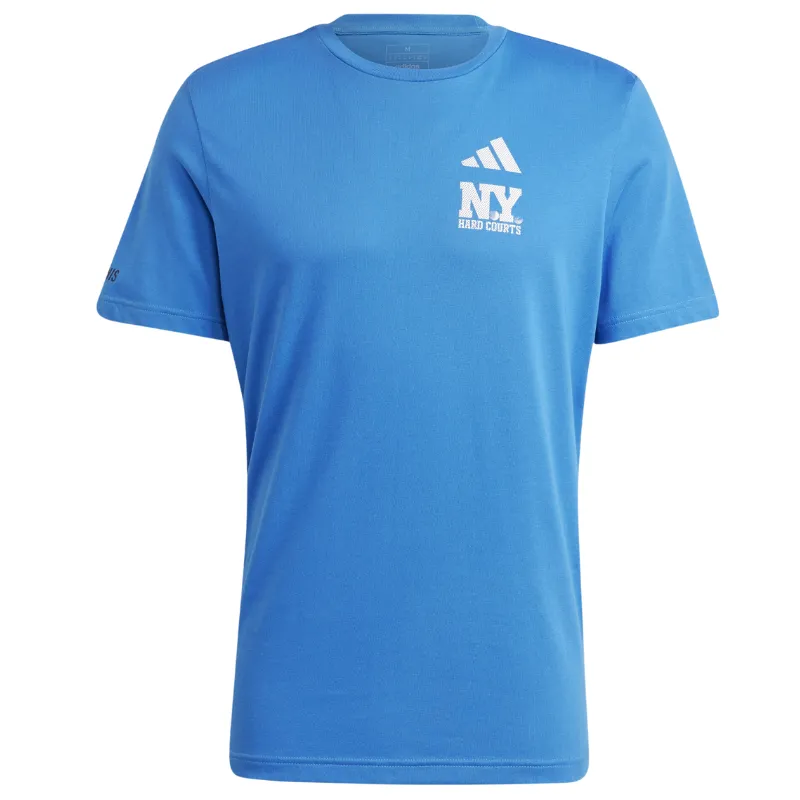 Adidas Aeroready NY Men Tennis T-Shirt - Bright Royal