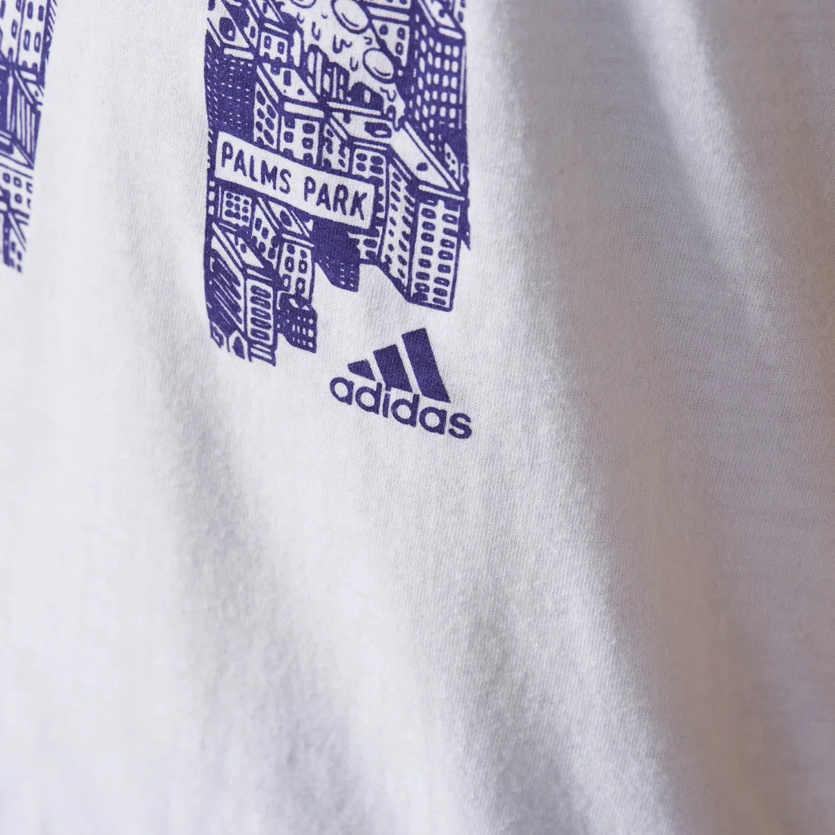 Adidas Originals Los Angeles Men's Training T-Shirt White/Sunshine/Purple