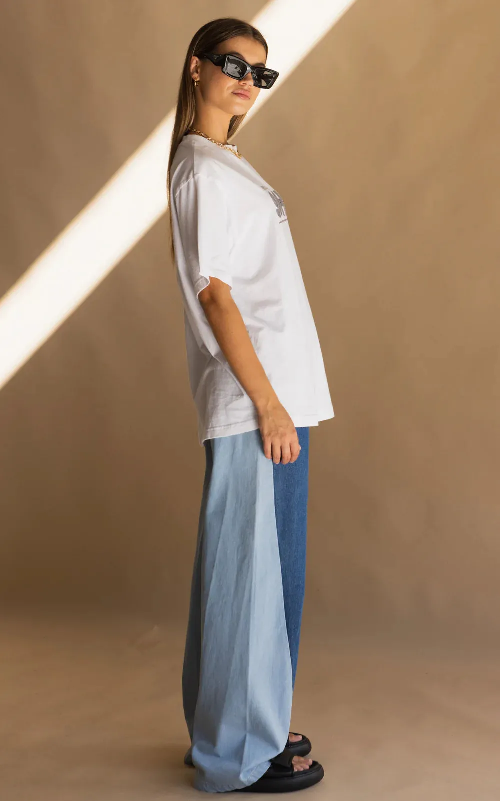 Araminta James Soho Tee Chalk