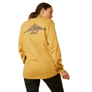 Ariat Ladies Rebar Cotton Strong Arrow Antelope Heather T-Shirt 10046410