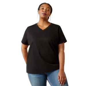 Ariat Ladies Rebar Cotton Strong™ Standard Black Work T-Shirt 10054441