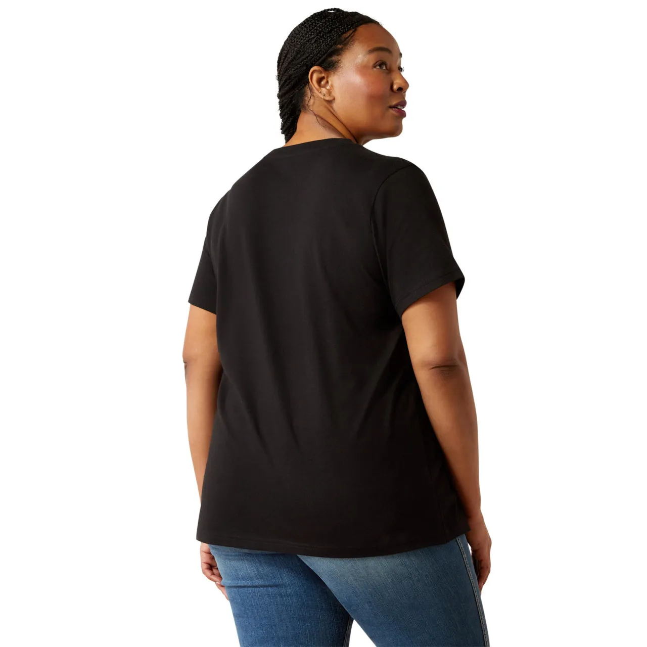 Ariat Ladies Rebar Cotton Strong™ Standard Black Work T-Shirt 10054441