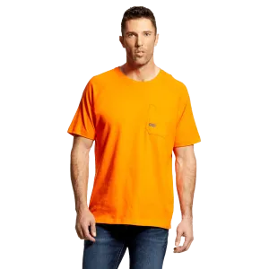Ariat Men's Safety Orange Rebar Cotton Strong T-Shirt