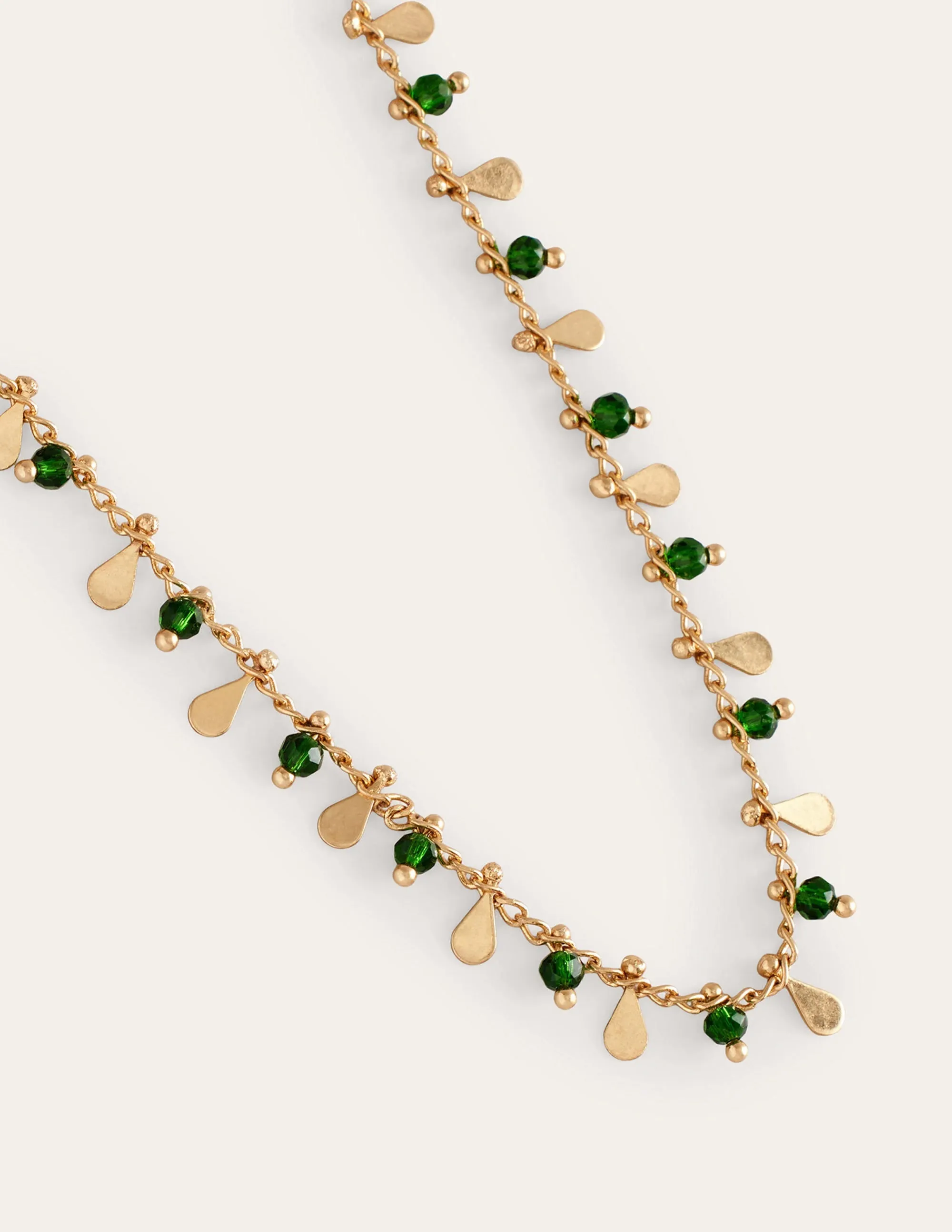 Beaded Necklace-Green