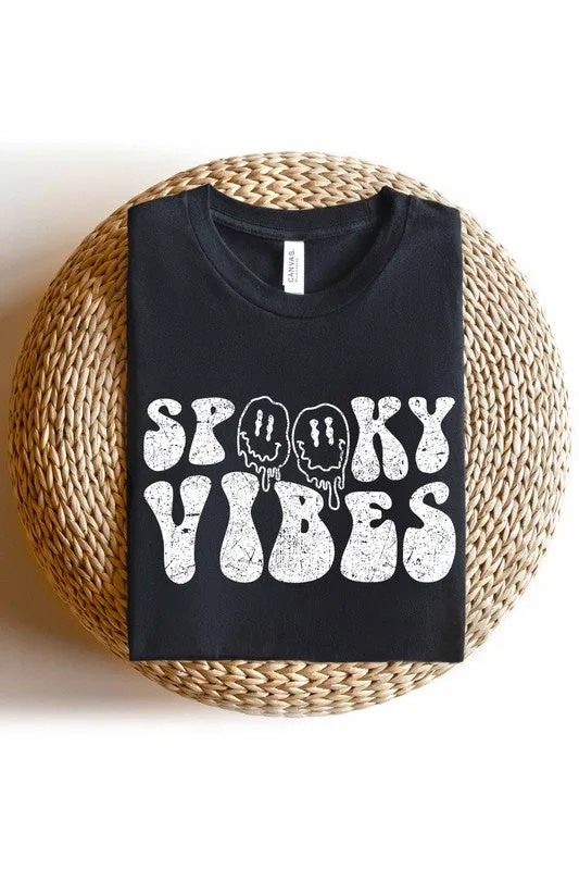 Black Spooky Vibes Graphic Tee