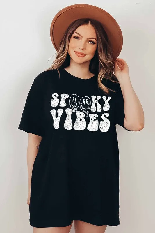 Black Spooky Vibes Graphic Tee