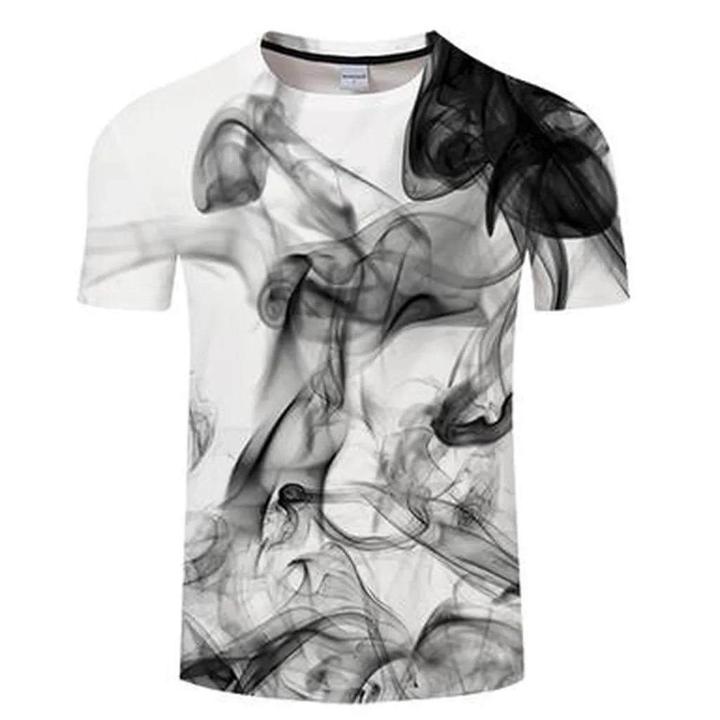 Black Water Ink 3D T-Shirt