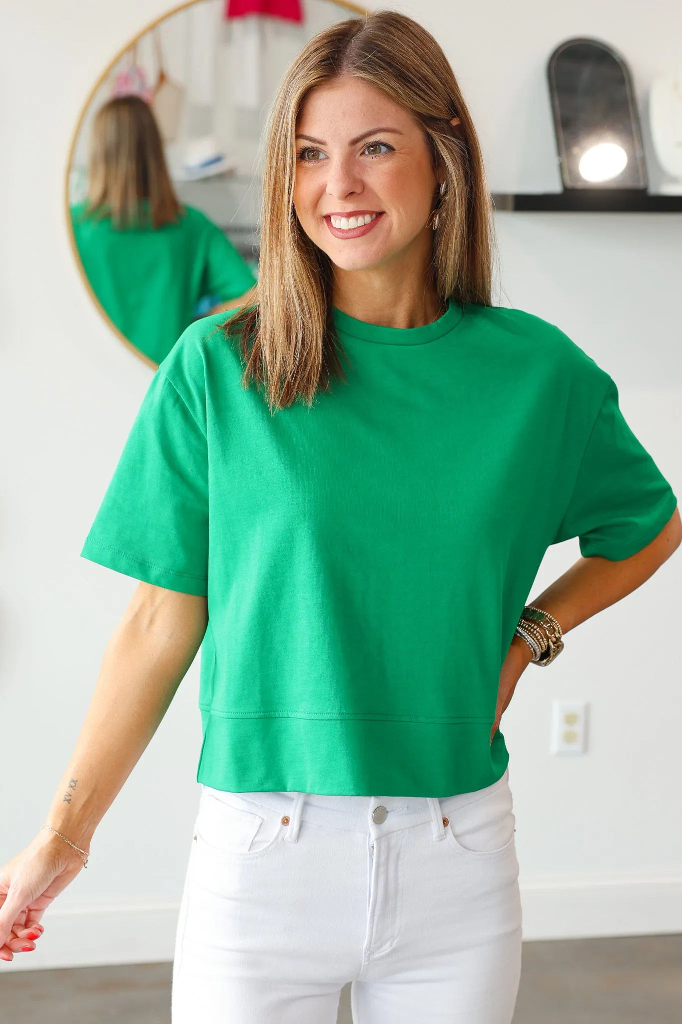 Boxy Tee - Green