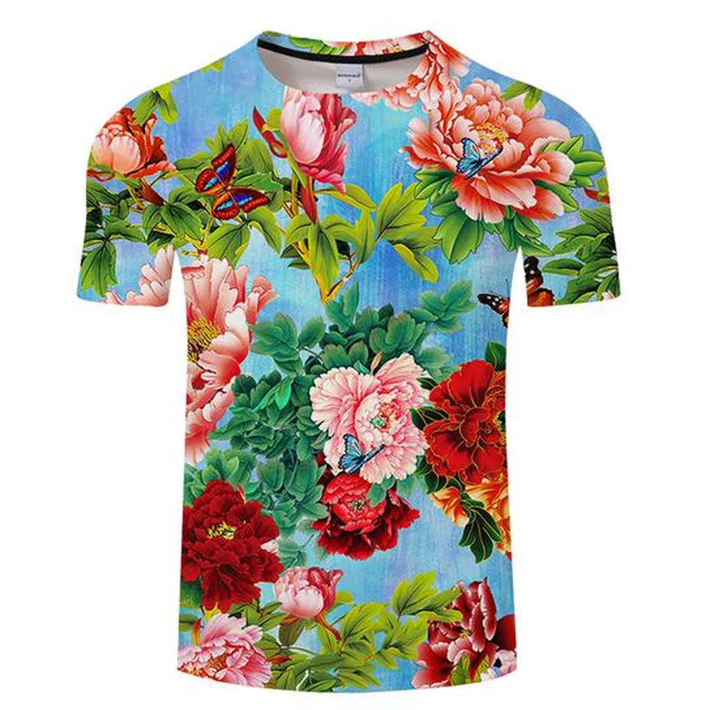 Bright Flowers 3D T-Shirt