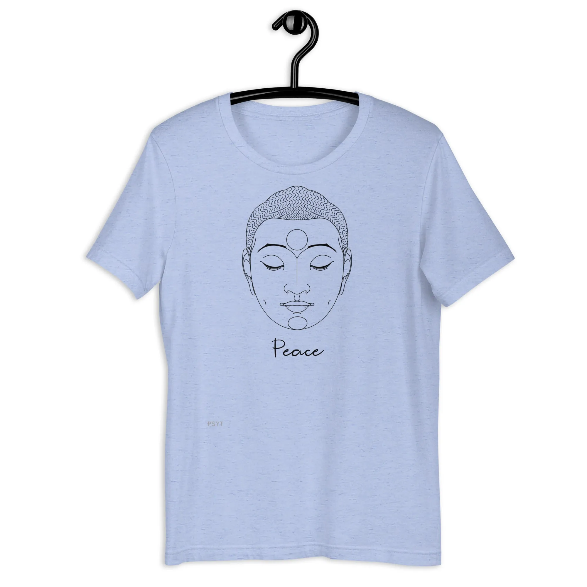 Buddha Face Peace Light Color Shirt