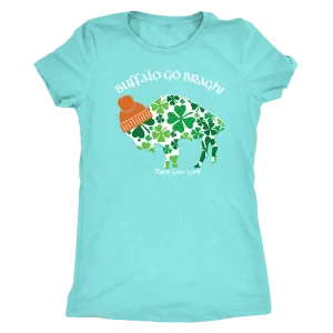Buffalo Go Bragh! Rock Salt Life© Next Level Womens Triblend T-Shirt