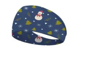 Christmas Snowman Active Running Headband