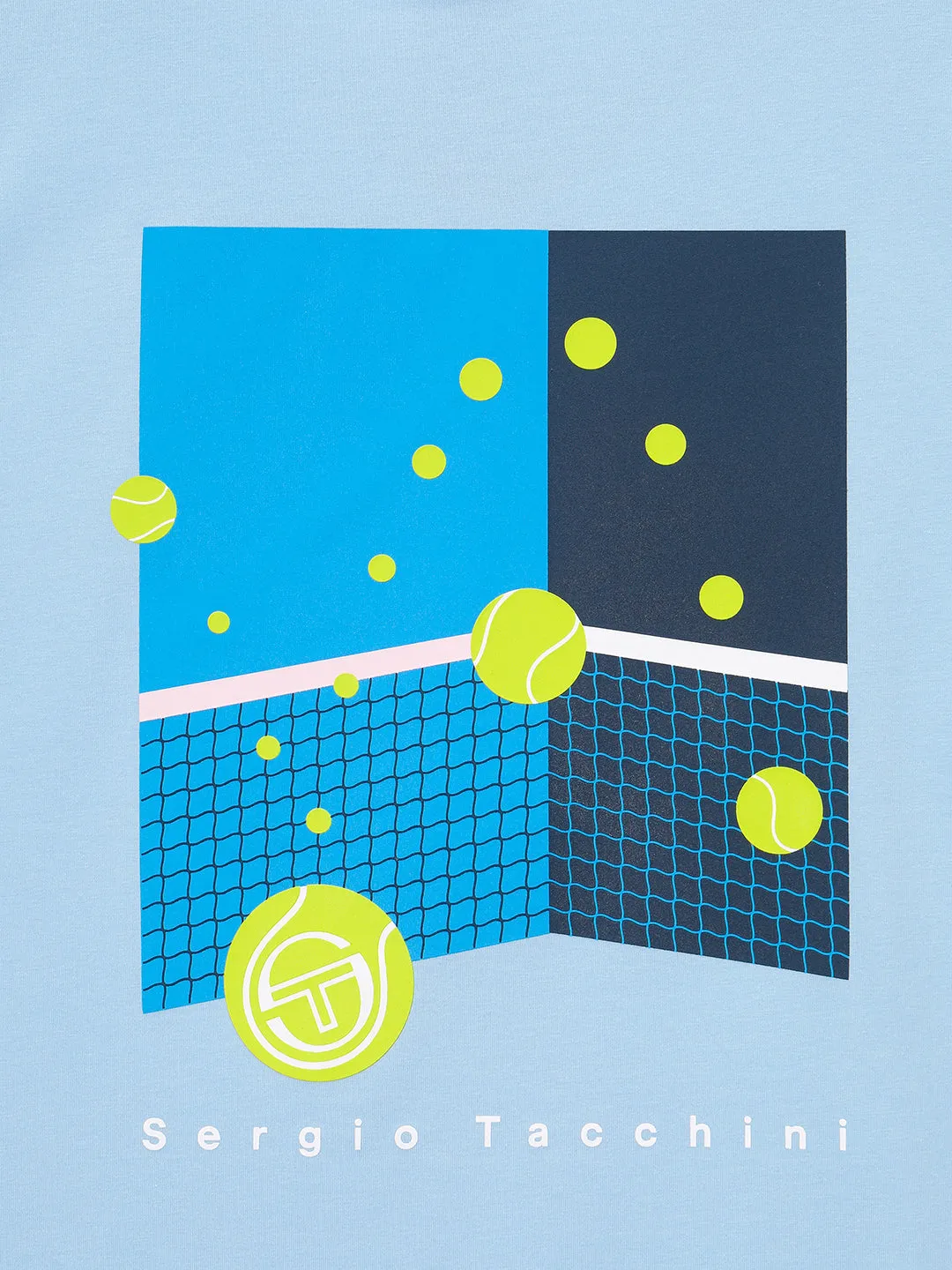 Daily Artwork T-Shirt- Light Blue