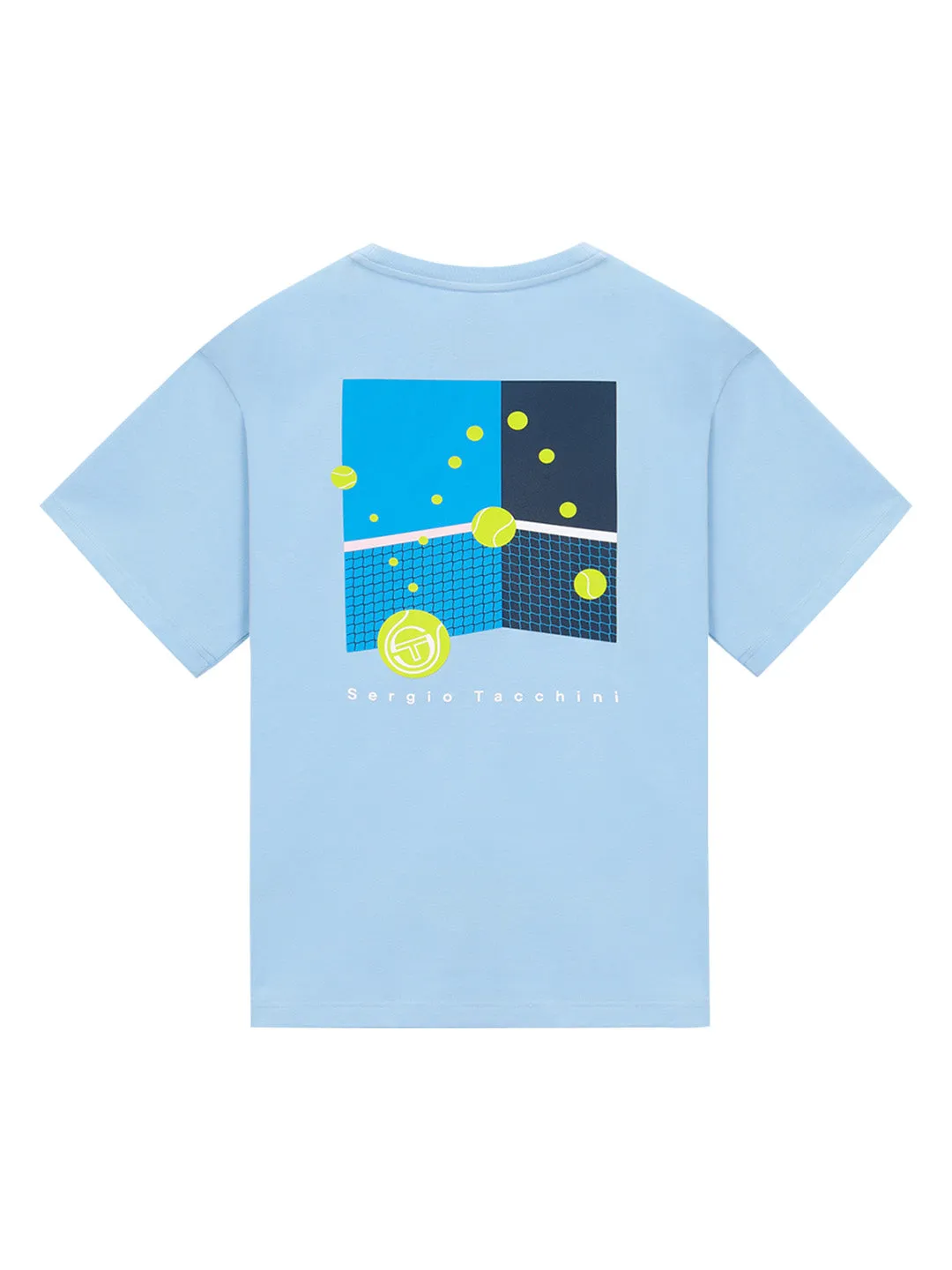 Daily Artwork T-Shirt- Light Blue