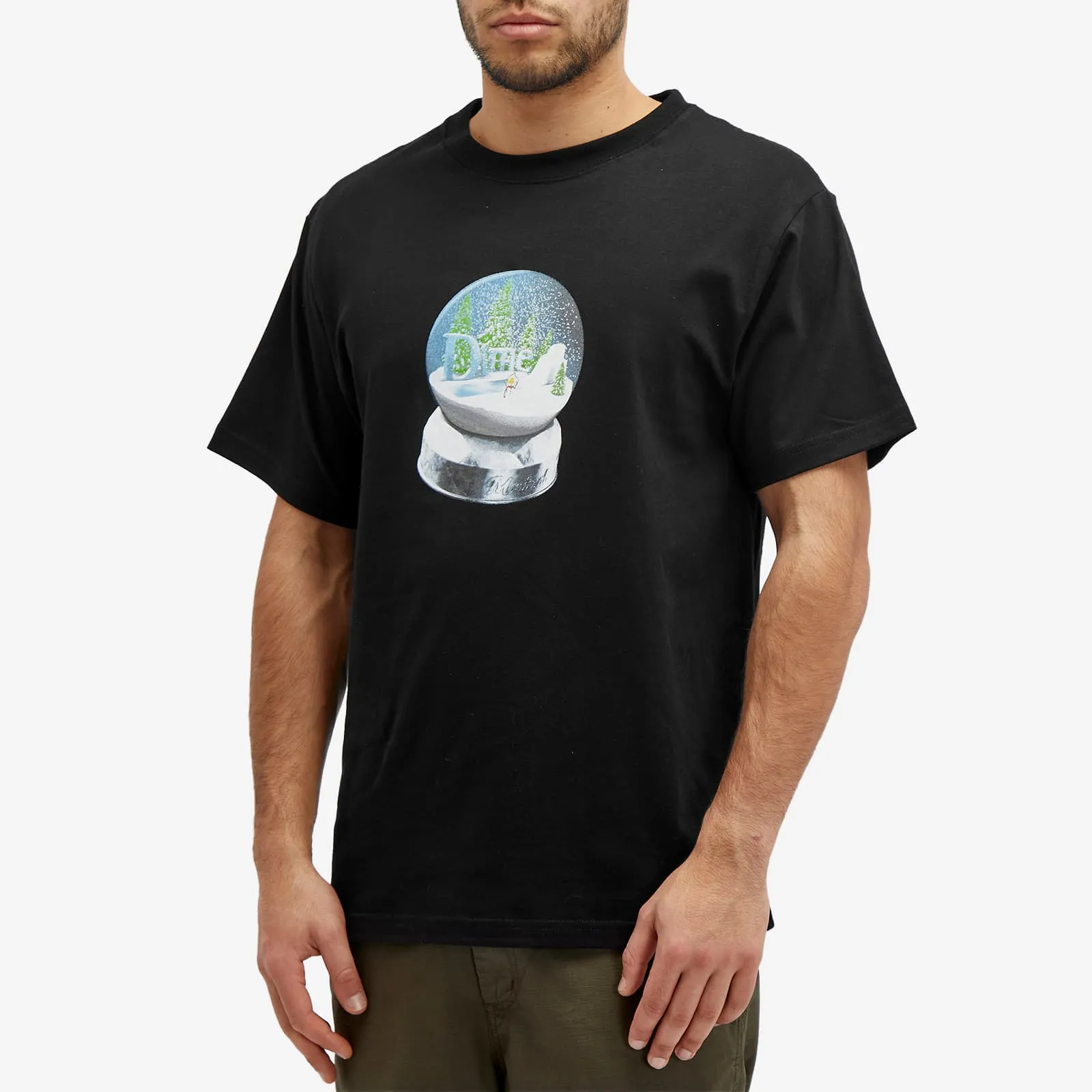 Dime Snow Globe T-shirt, black