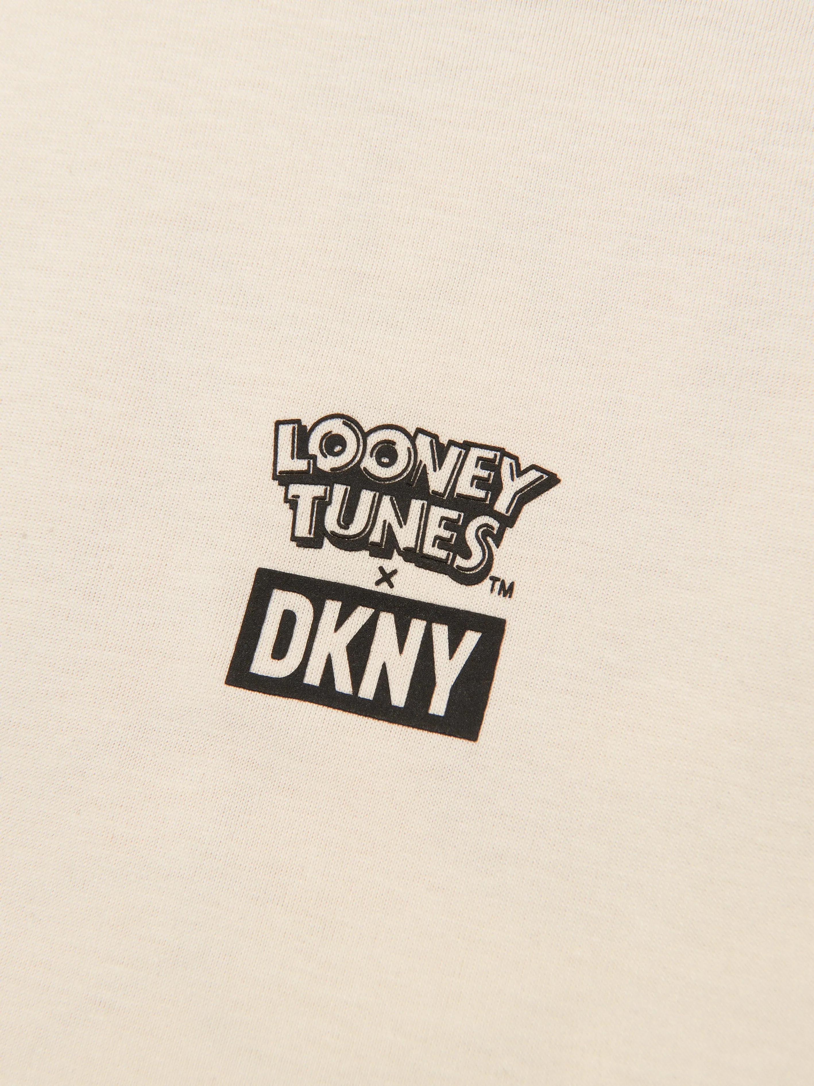 DKNY Kids Looney Tunes Taz T-Shirt in White