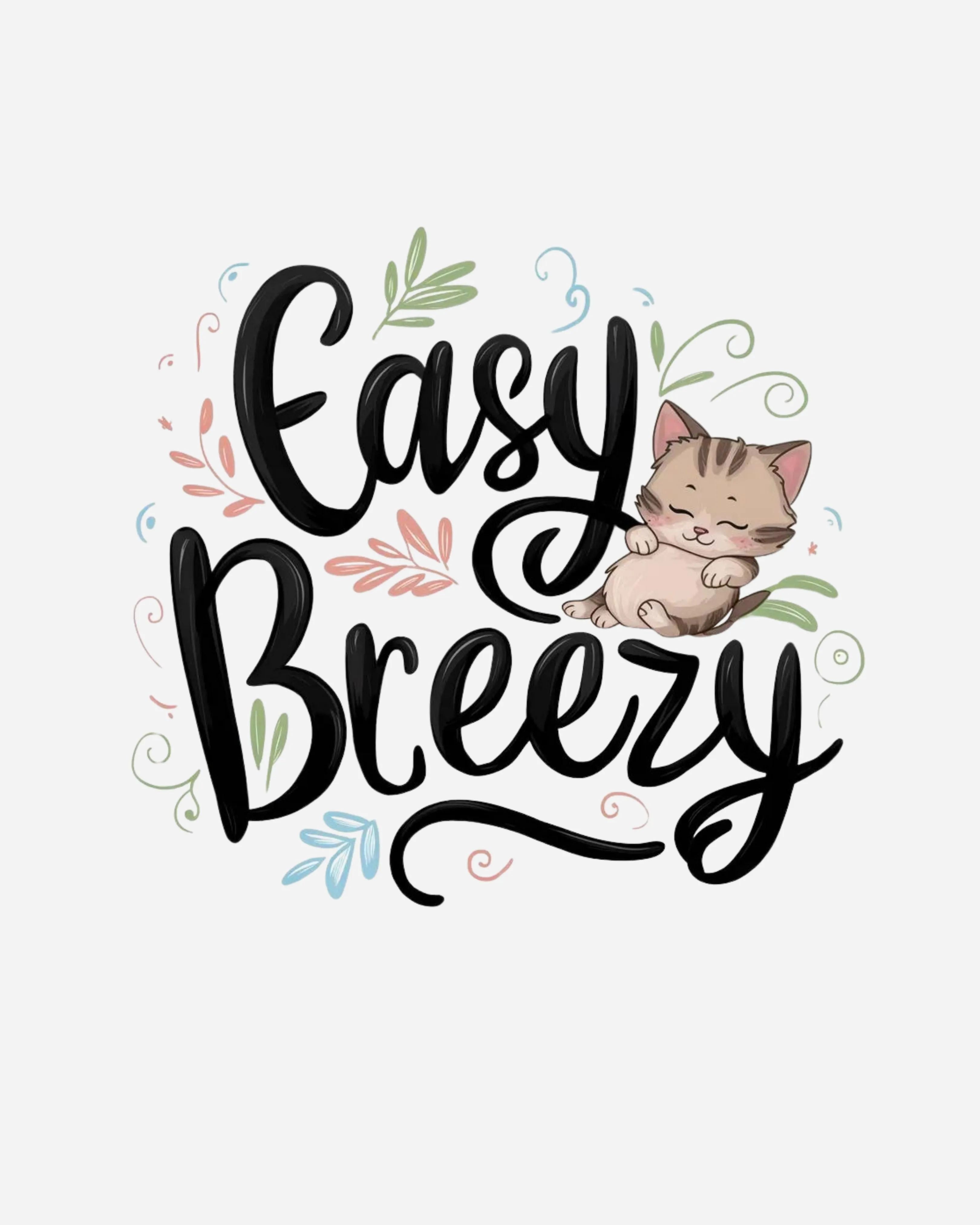 Easy Breezy Idiom Cotton Tshirt