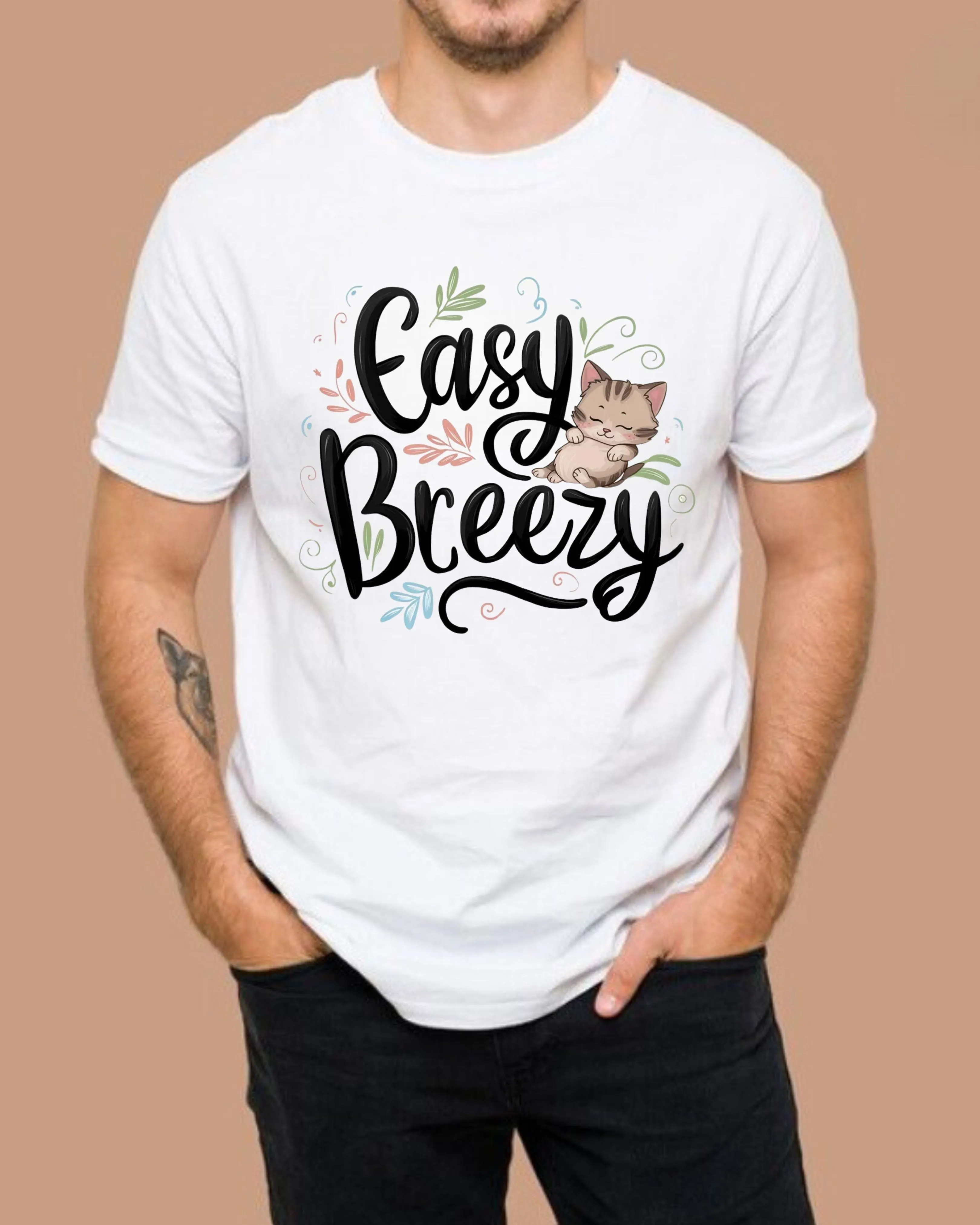 Easy Breezy Idiom Cotton Tshirt