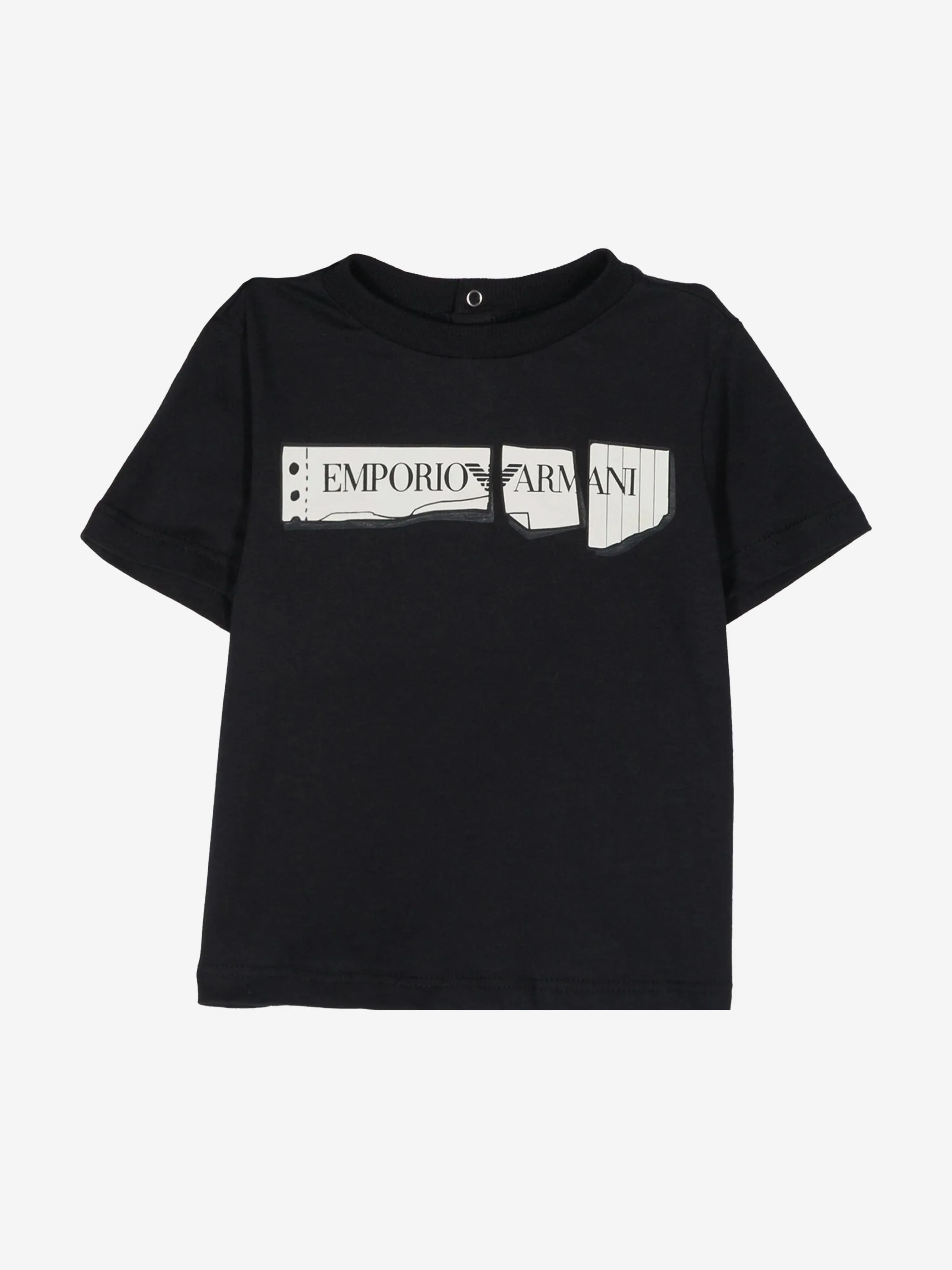 Emporio Armani Baby Boys 2 Pack T-Shirts Set in White