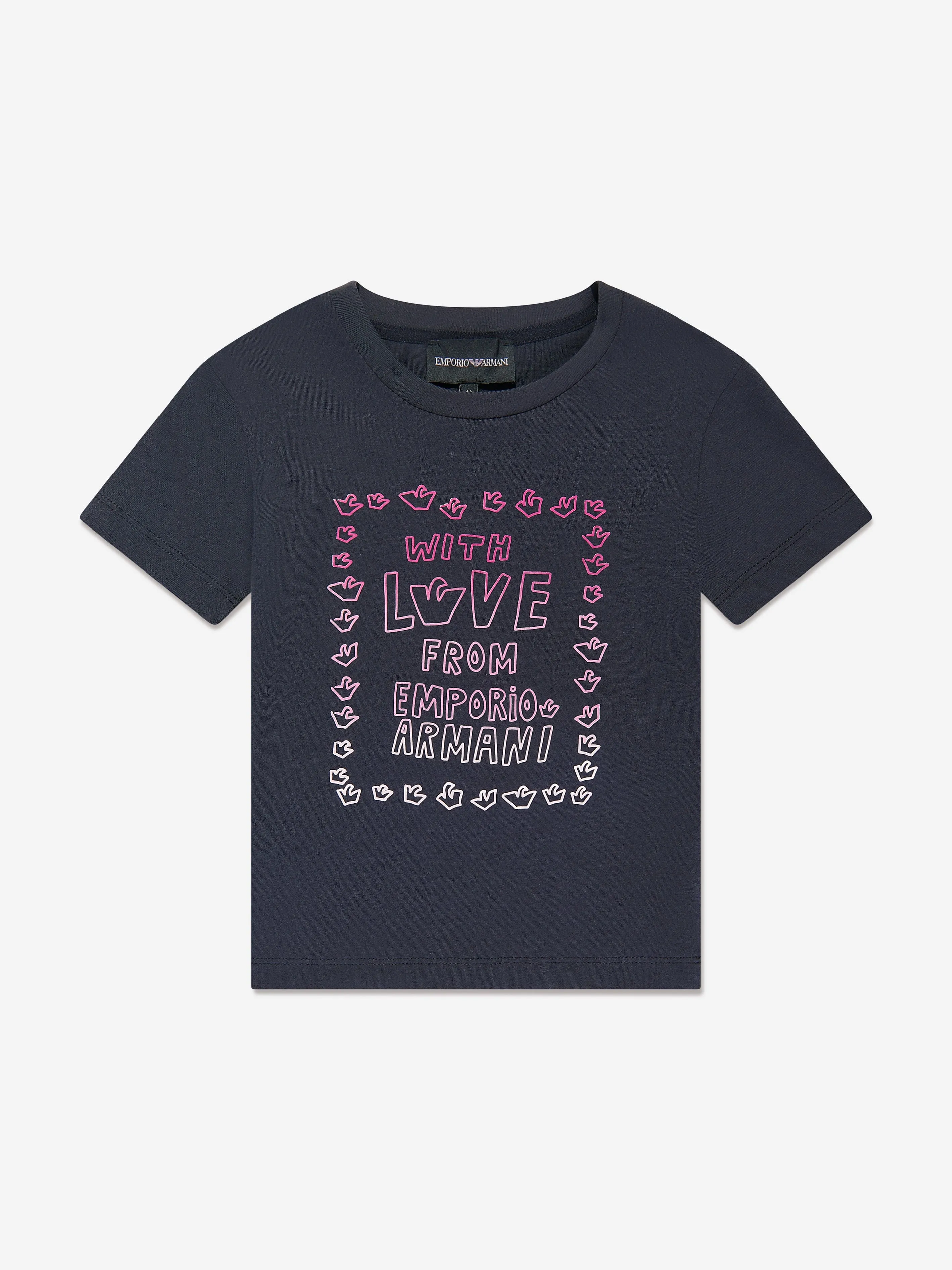 Emporio Armani Girls T-Shirts Set in White