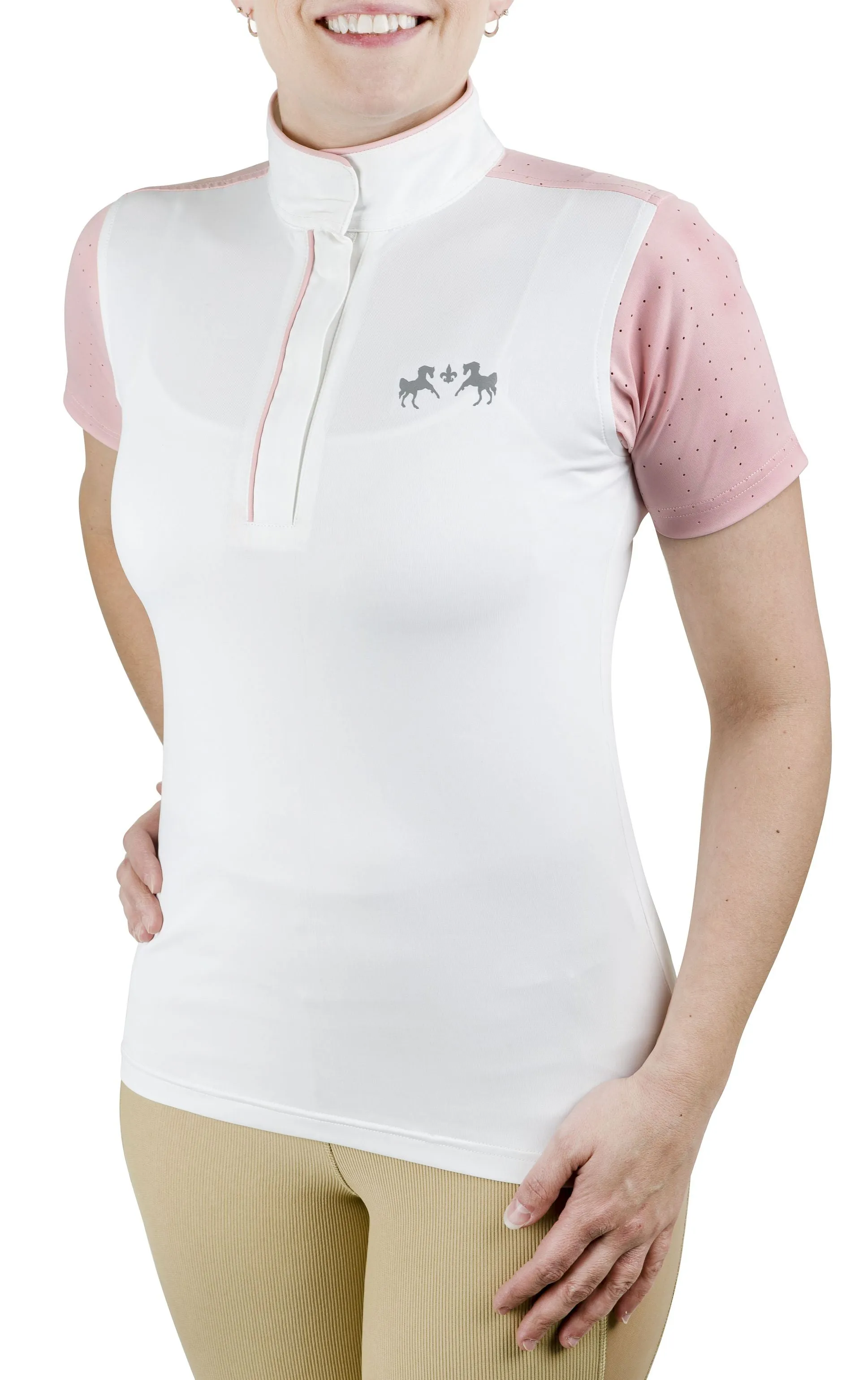 Equine Couture Ladies Magda Equicool Short Sleeve Show Shirt