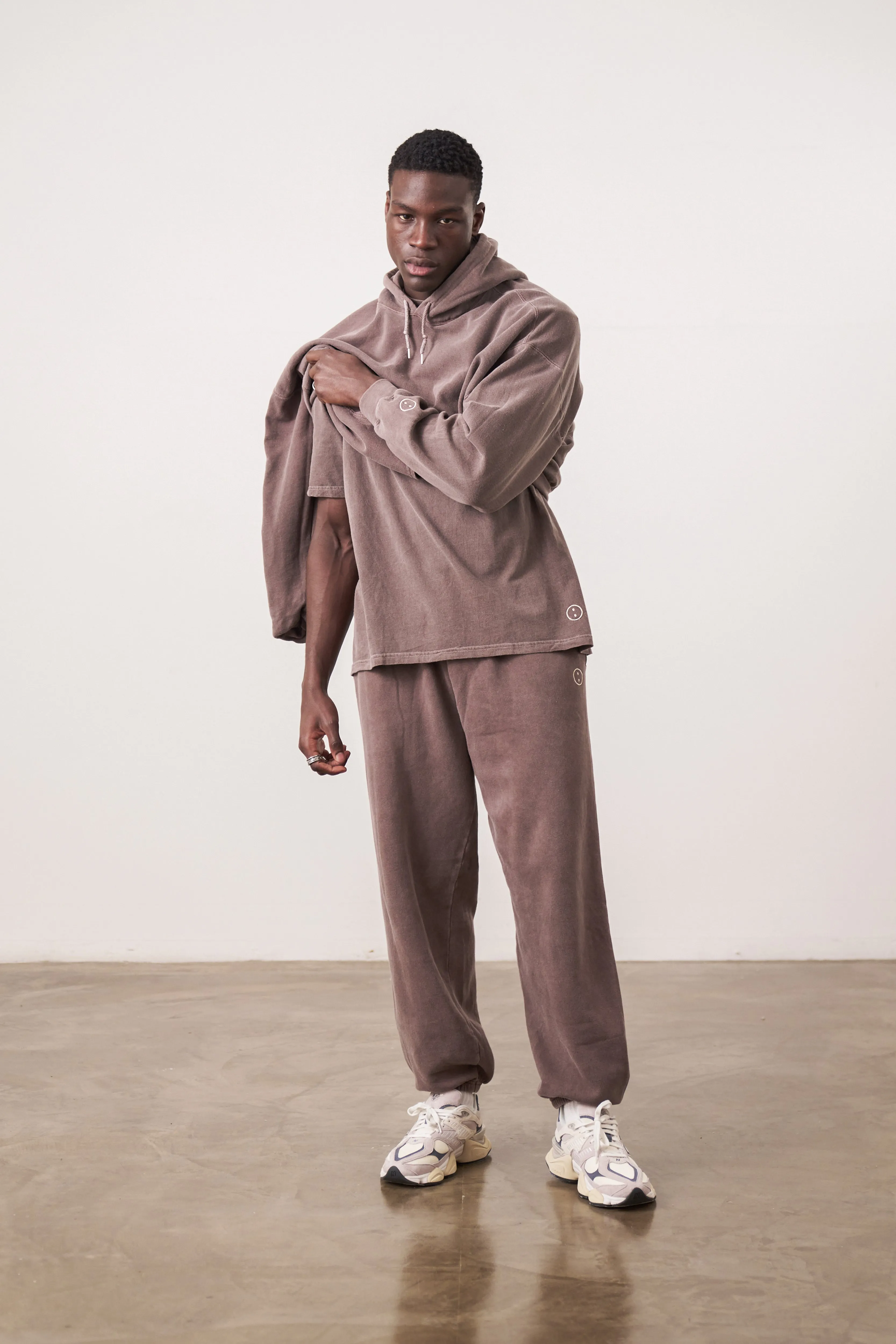 Essentials Vintage Washed Tee - Cocoa