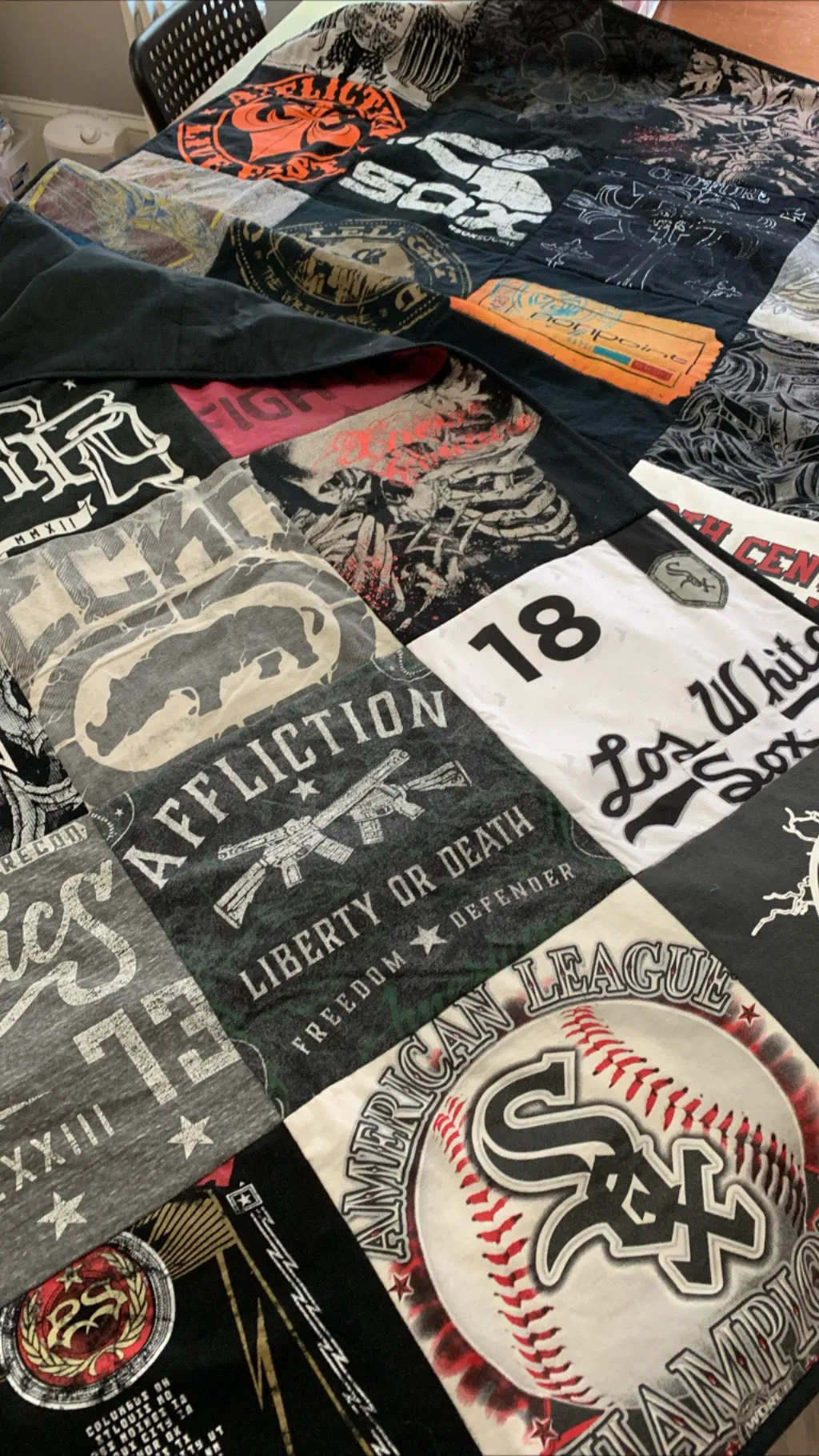 Extra Large T-shirt Quilt 60x60