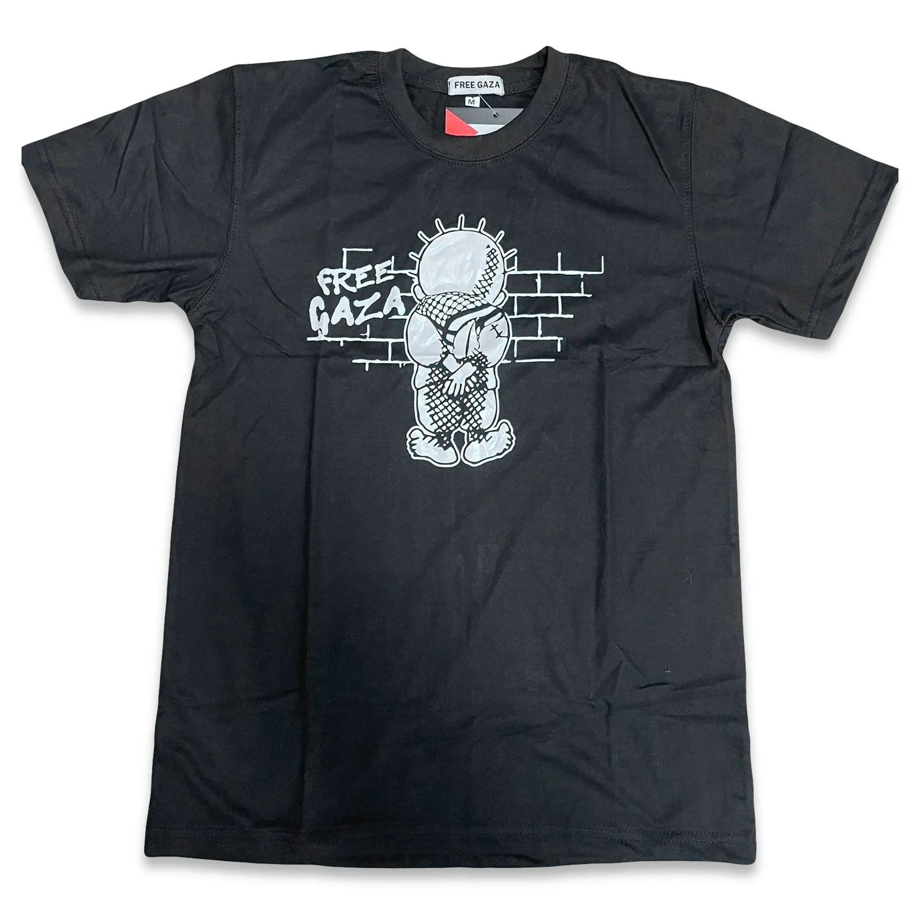 FREE PALESTINE FREE GAZA SHIRT (BLACK)