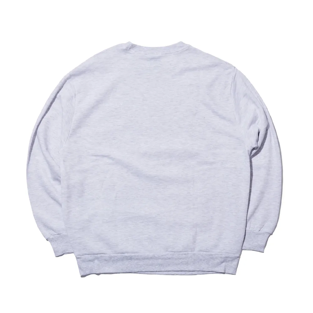 FRONT AUTHENTIC CREWNECK LIGHT GRAY