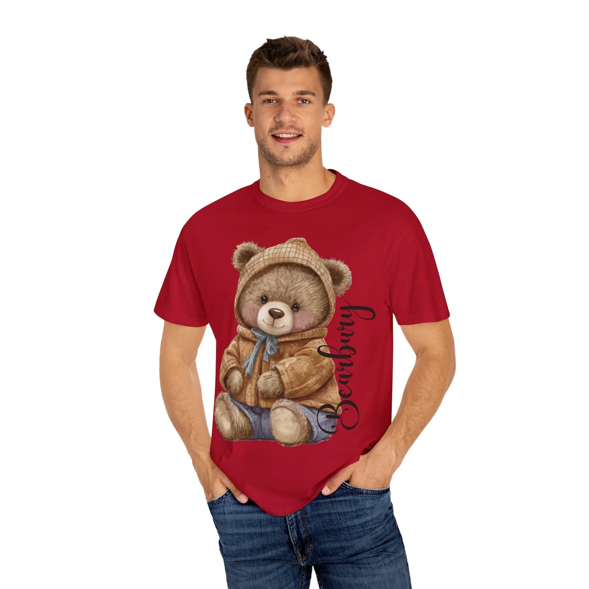Garment-Dyed Casual Bearbury Tees : Effortlessly Cool and Comfortable made for men and women