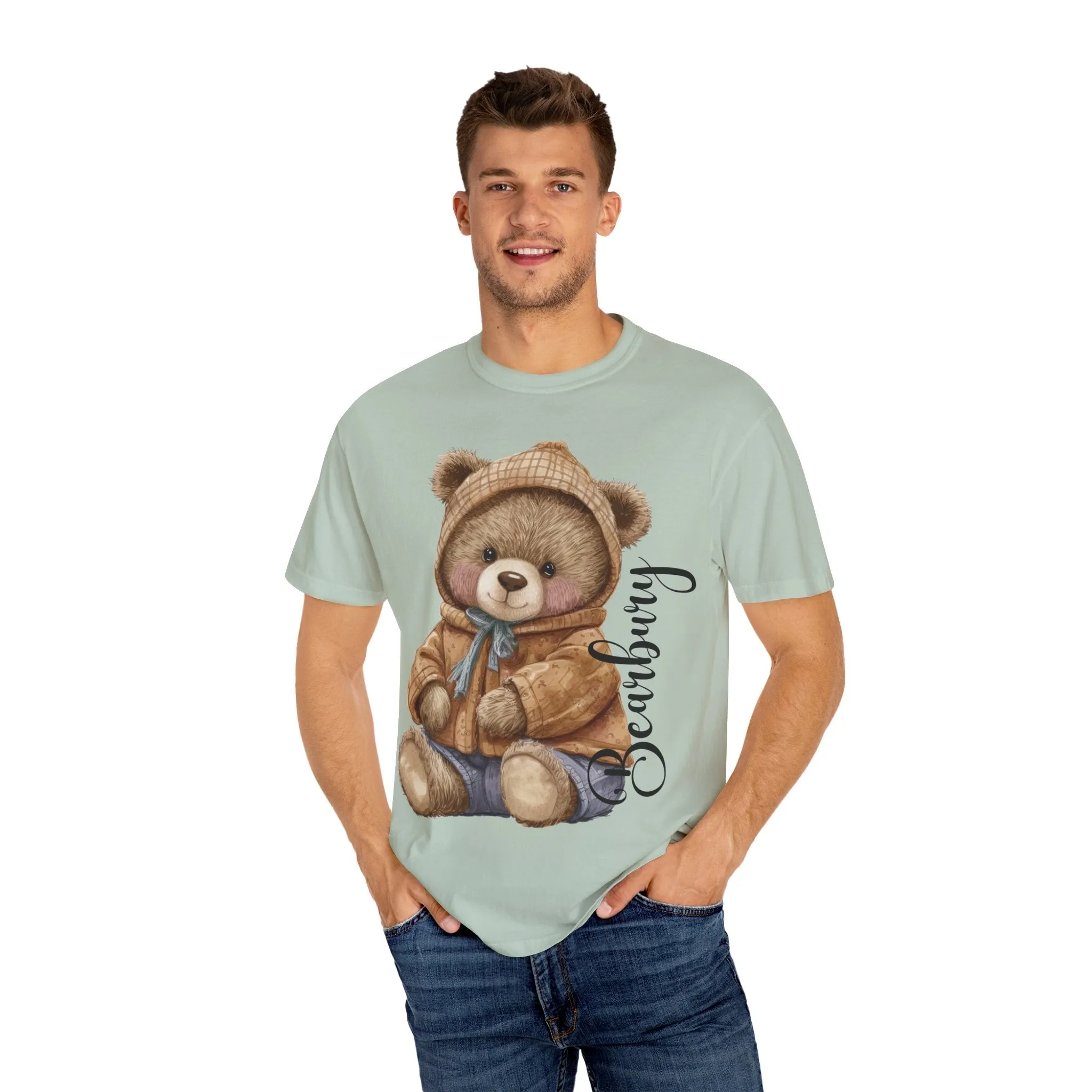 Garment-Dyed Casual Bearbury Tees : Effortlessly Cool and Comfortable made for men and women