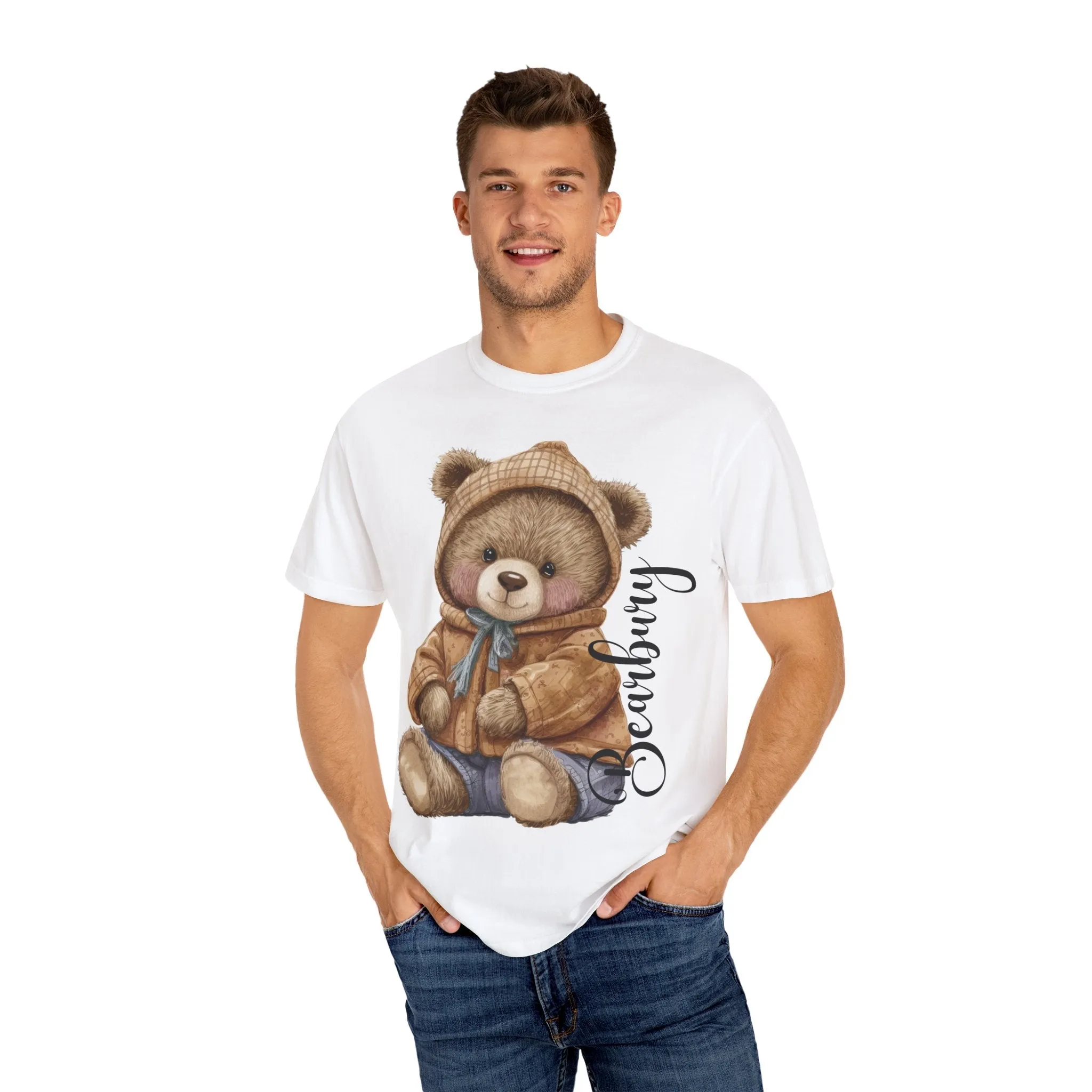 Garment-Dyed Casual Bearbury Tees : Effortlessly Cool and Comfortable made for men and women