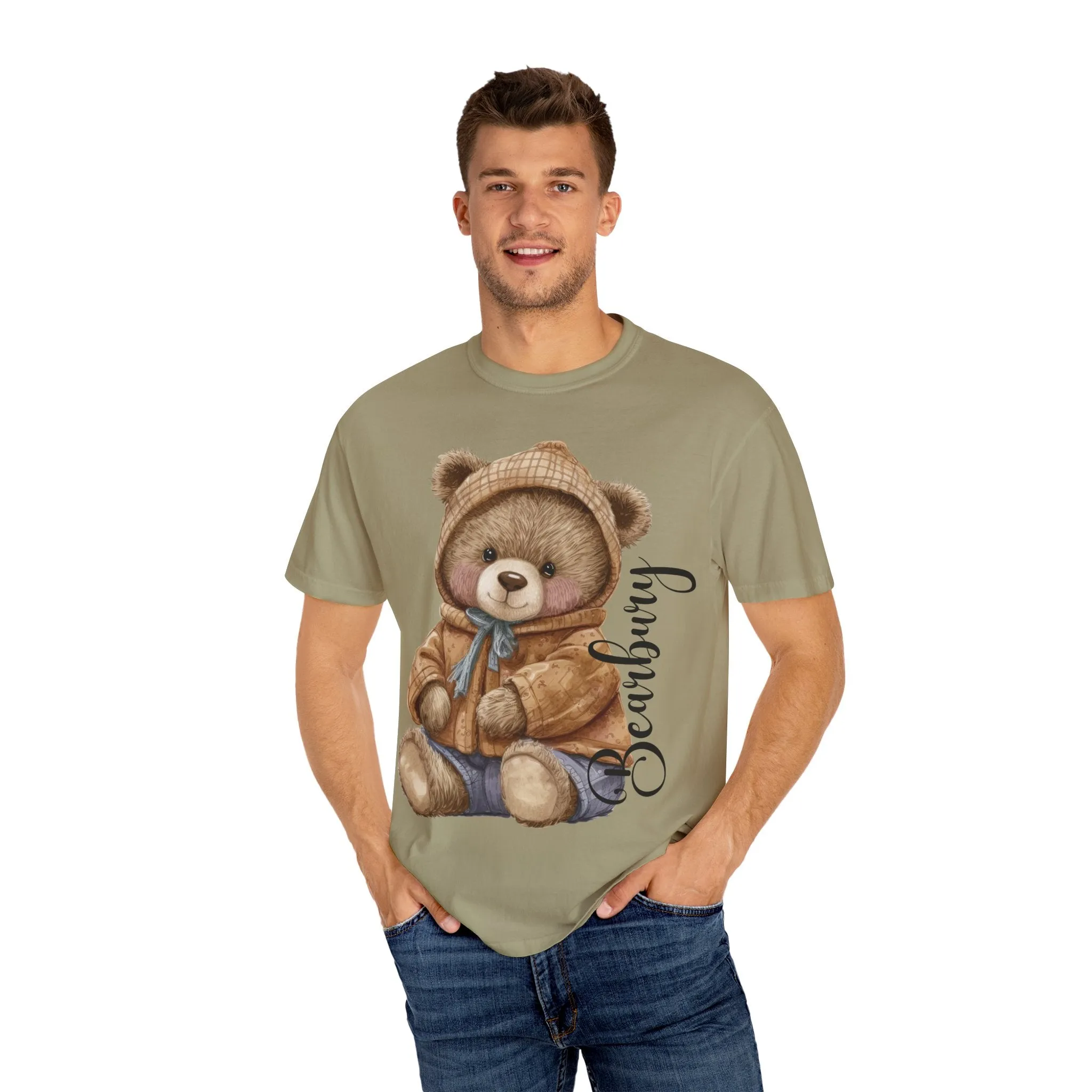 Garment-Dyed Casual Bearbury Tees : Effortlessly Cool and Comfortable made for men and women