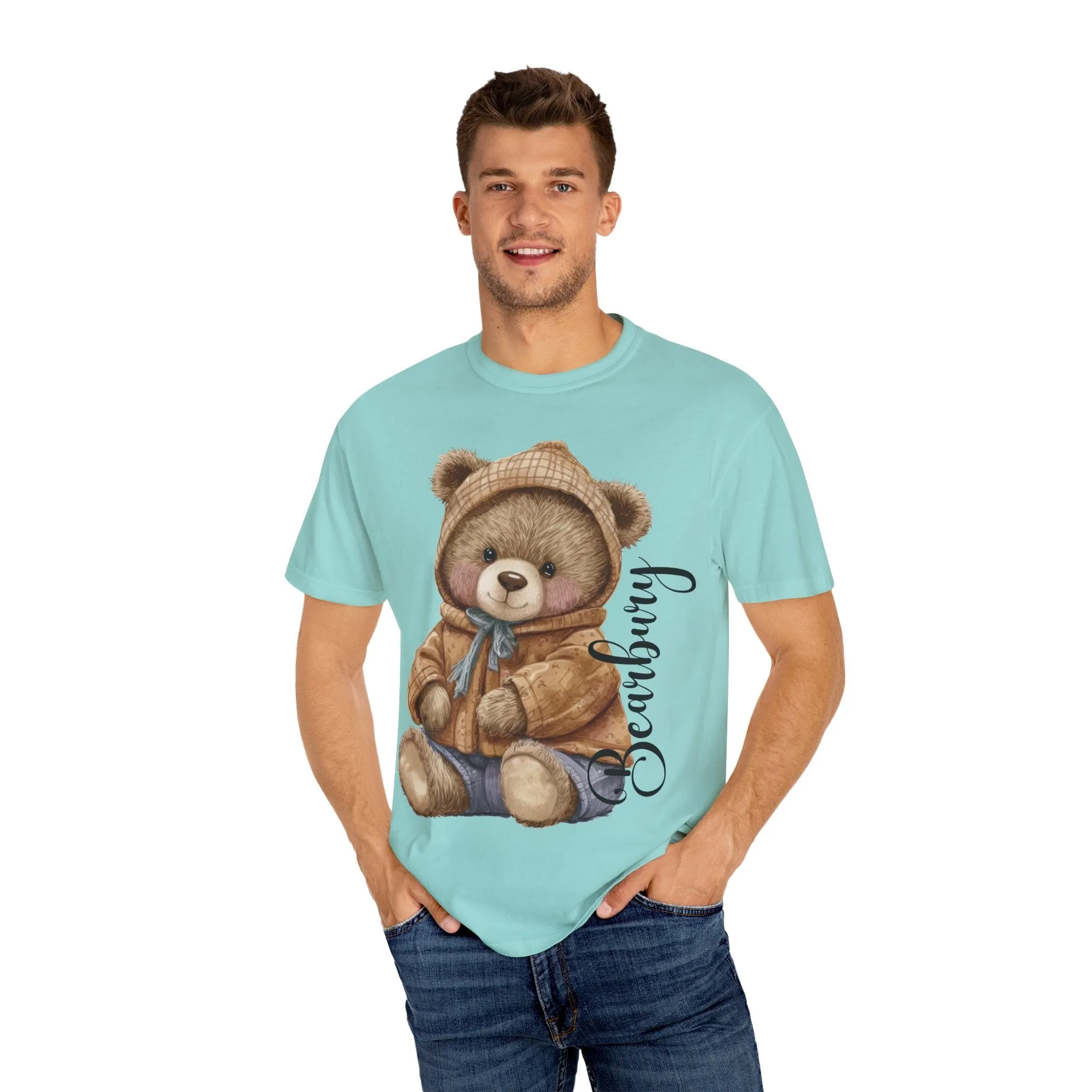 Garment-Dyed Casual Bearbury Tees : Effortlessly Cool and Comfortable made for men and women