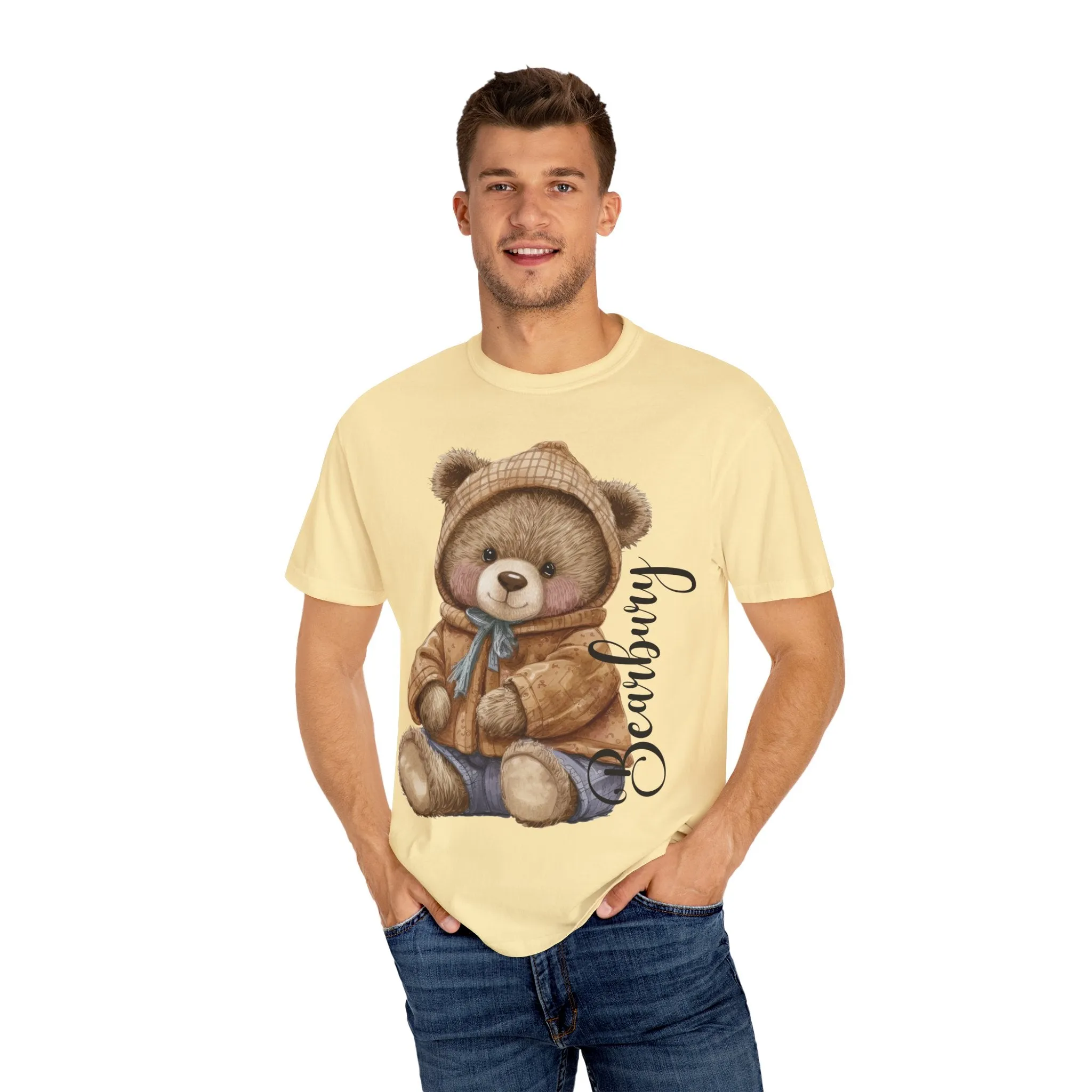 Garment-Dyed Casual Bearbury Tees : Effortlessly Cool and Comfortable made for men and women