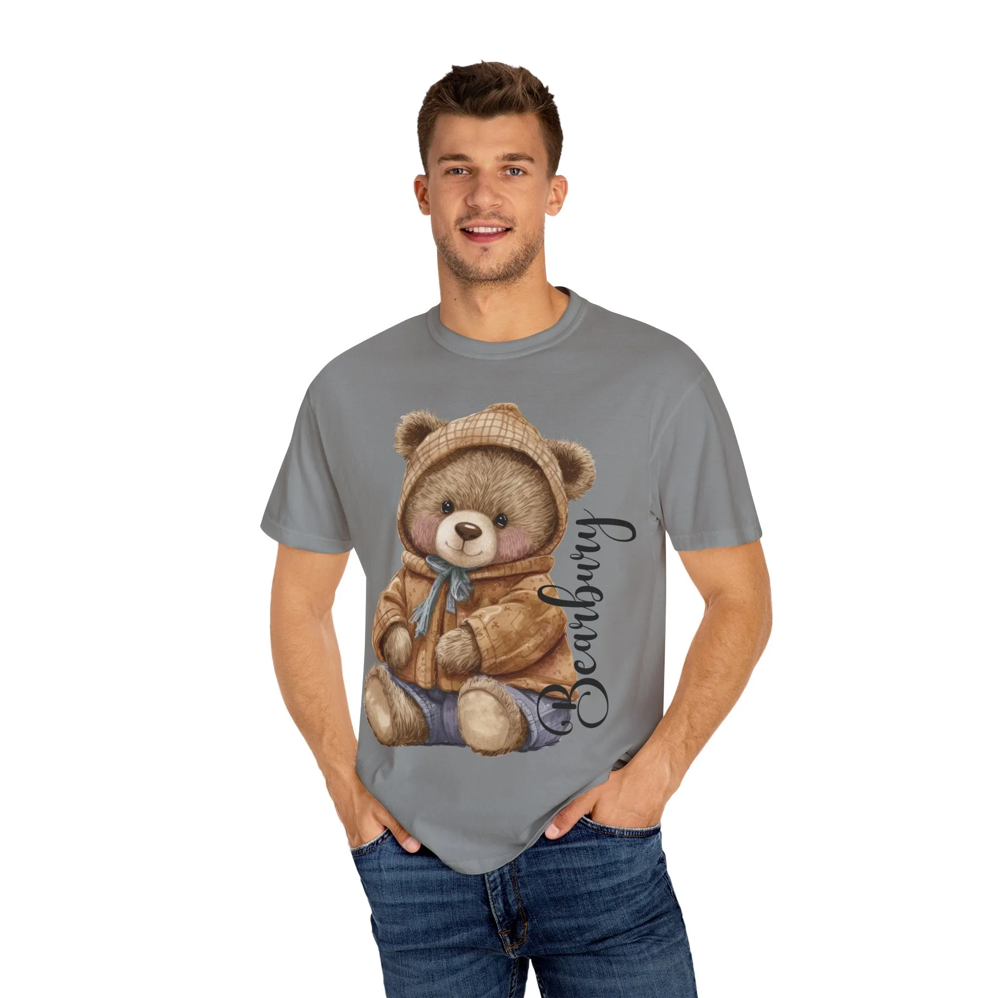 Garment-Dyed Casual Bearbury Tees : Effortlessly Cool and Comfortable made for men and women