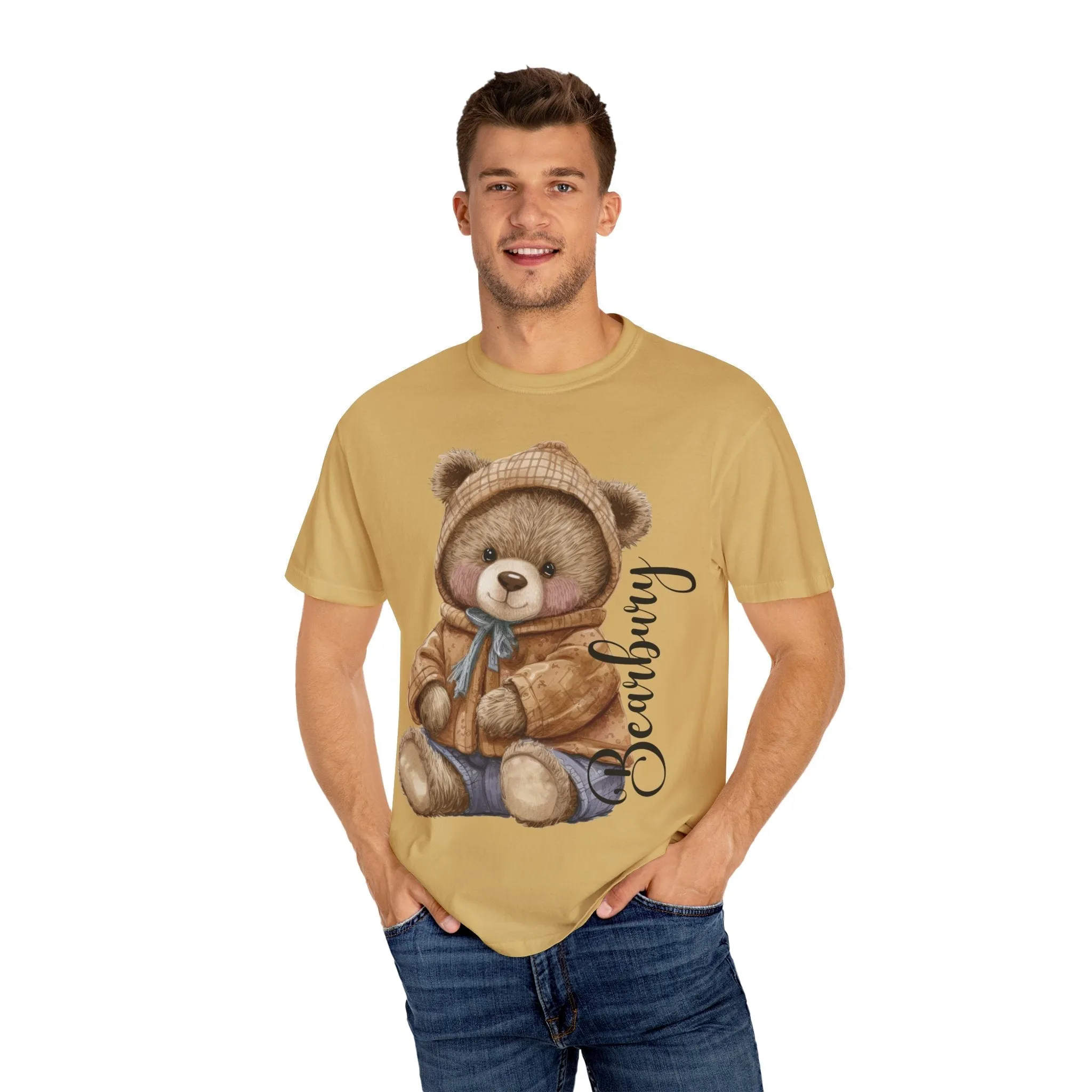 Garment-Dyed Casual Bearbury Tees : Effortlessly Cool and Comfortable made for men and women