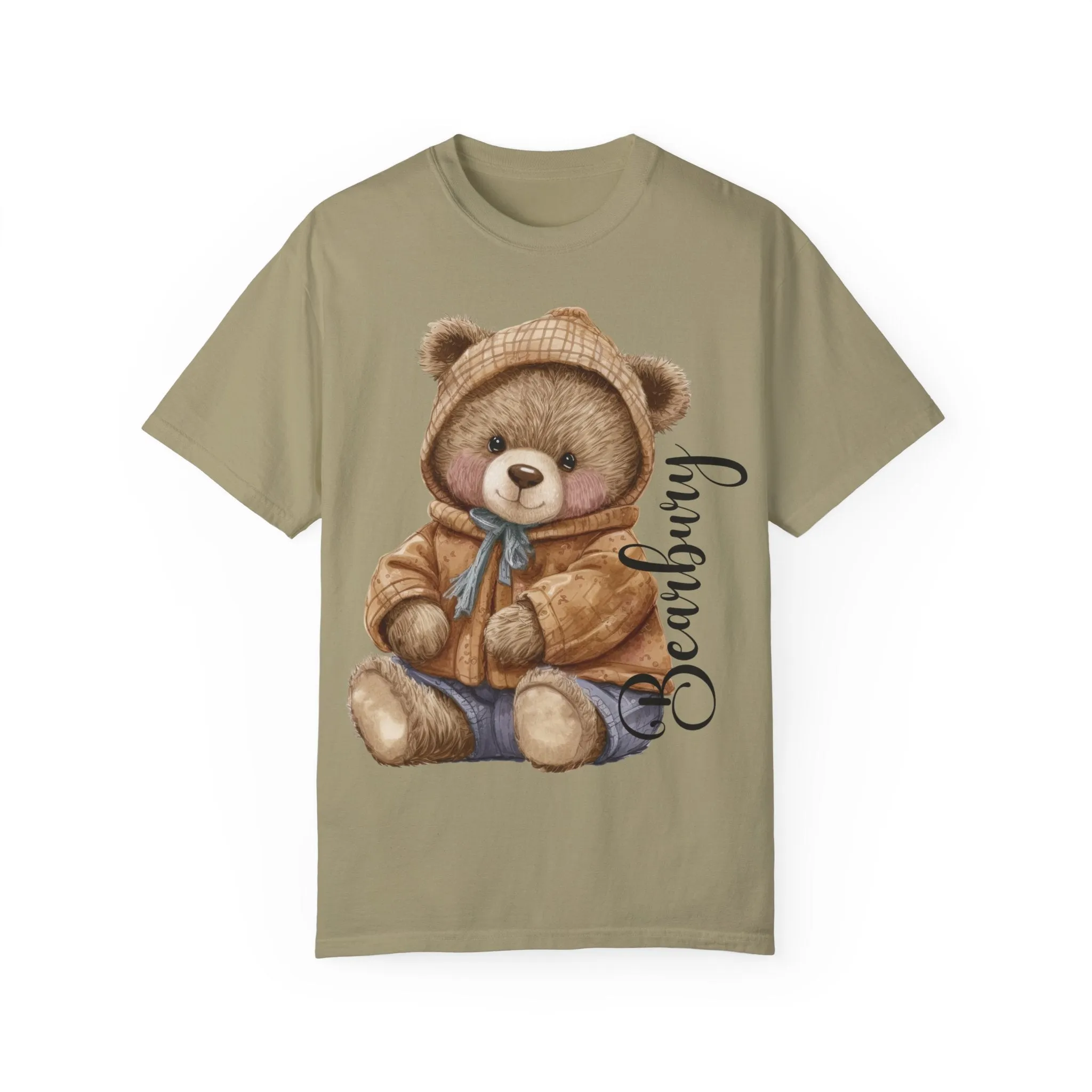 Garment-Dyed Casual Bearbury Tees : Effortlessly Cool and Comfortable made for men and women