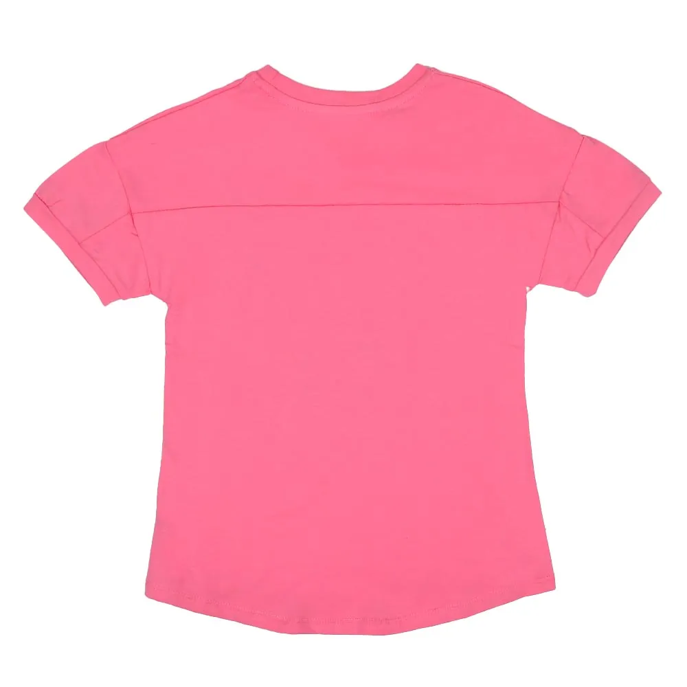 Girls T-Shirt Earth - Pink
