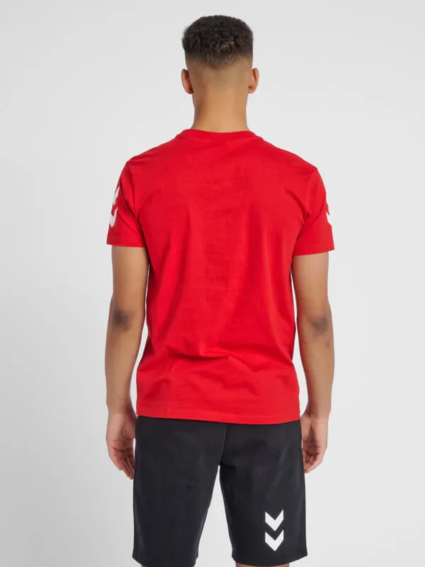 Go Cotton Round Neck Cotton Rich Half Sleeve Solid Regular fit Cottonpoly T-shirt for Men Comfortable soft Breathable Fabric Stretchable for Everyday Use Ideal for Casualwear