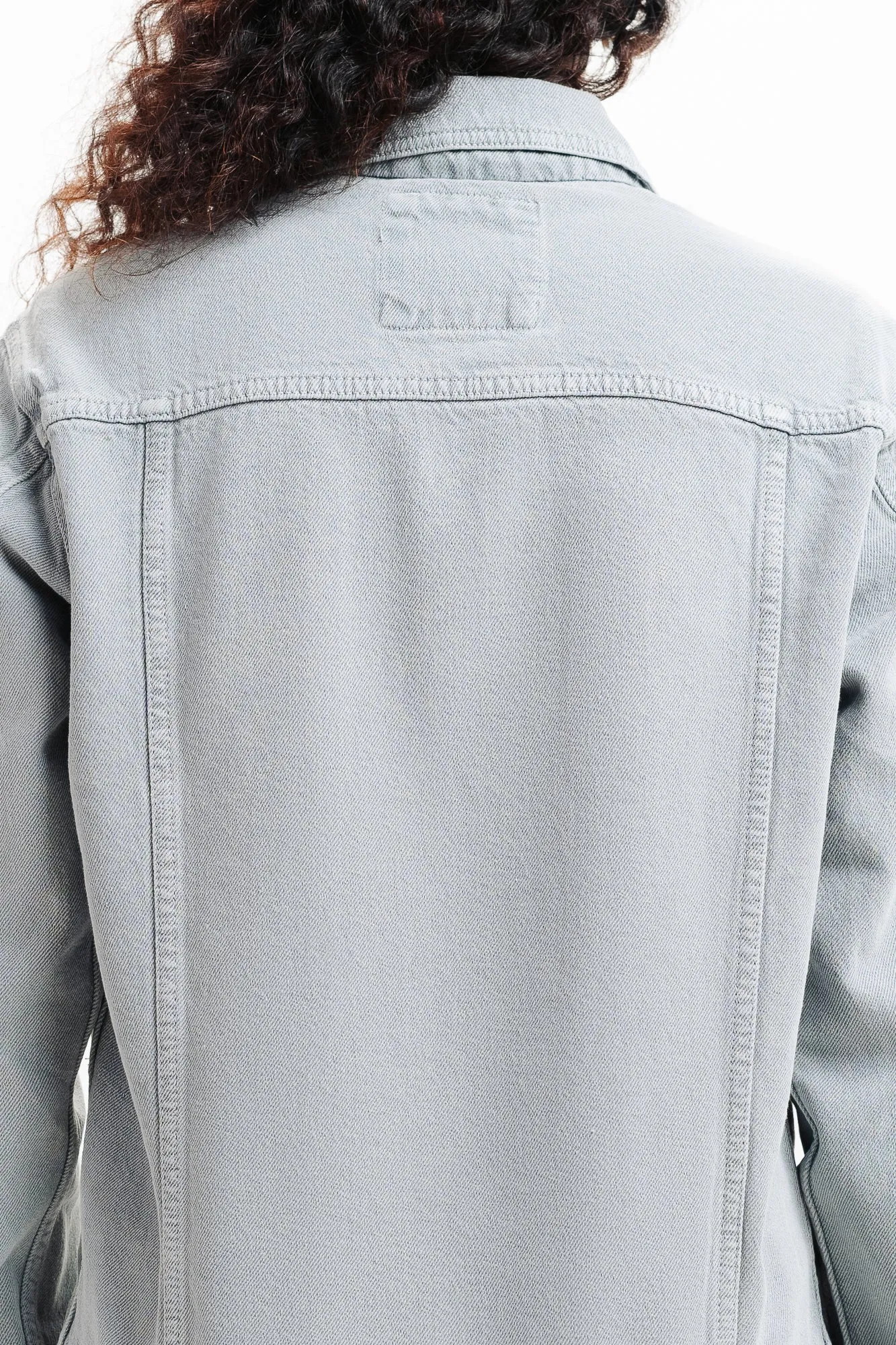 Grey Classic Denim Trucker Jacket
