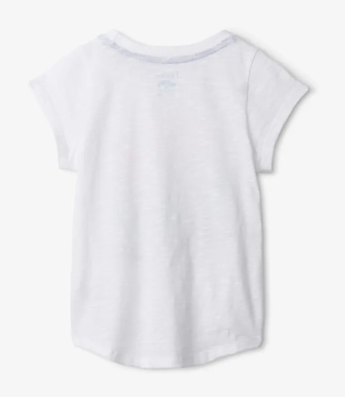 Hatley Kids Friendly Parrots Tie Front Tee